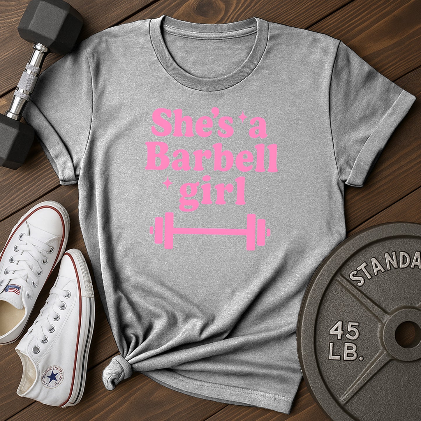 Barbell Girl E T-Shirt