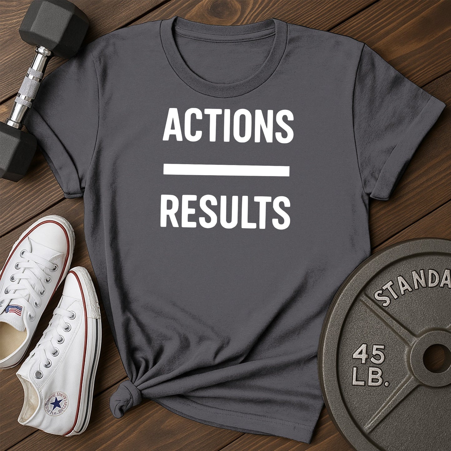Actions results al T-Shirt - charcoal - Actions Results AL Charcoal.jpg