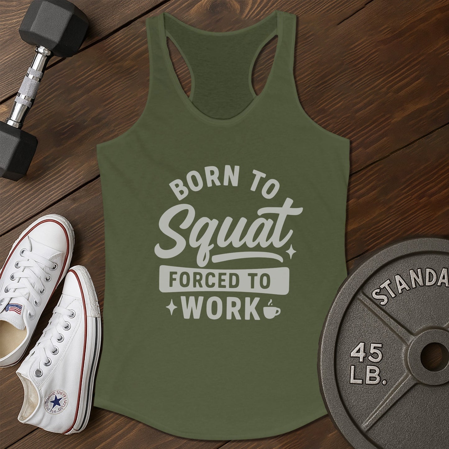 Born squat ak Tank - green - Born Squat AK tank Green.jpg