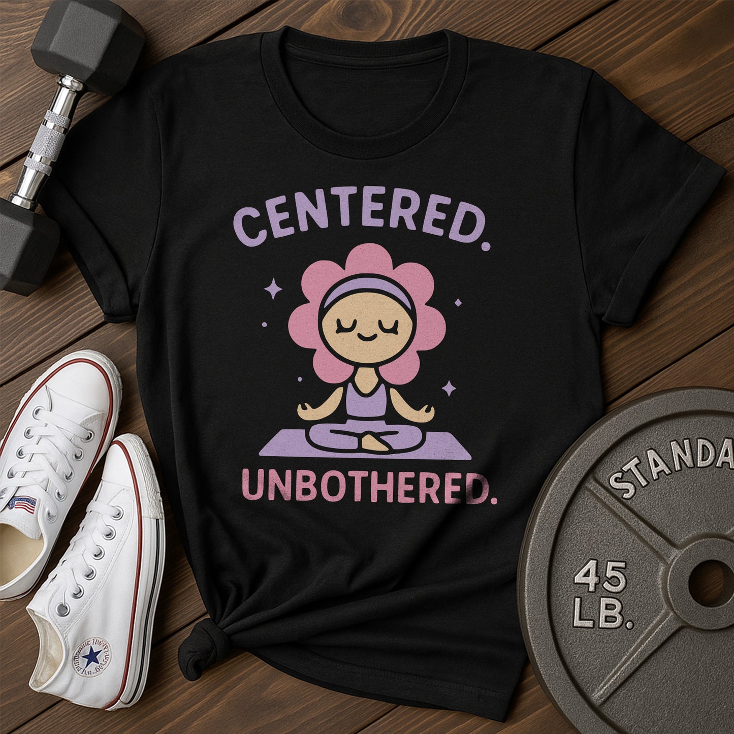 Centered Unbothered Ab T-Shirt