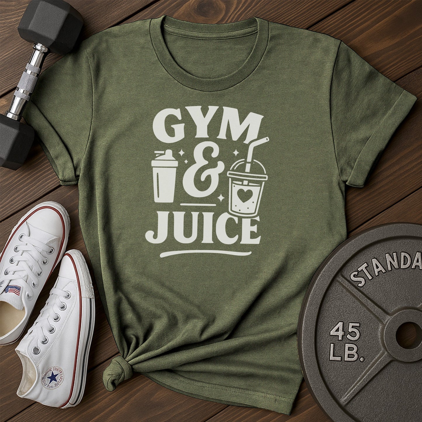 Gym juice an T-Shirt - green - Gym Juice AN Green.jpg