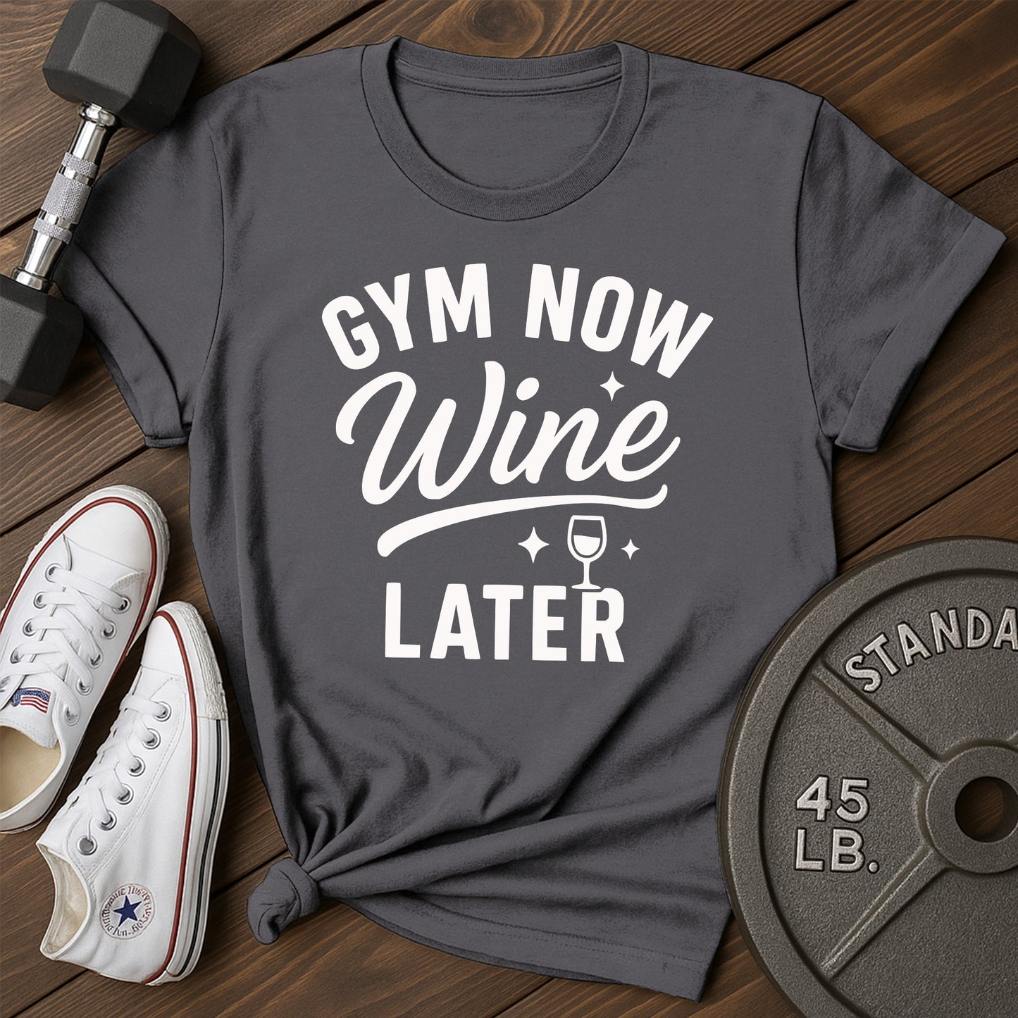 Gym Now Ag T-Shirt - charcoal - Gym Now AG Charcoal.jpg