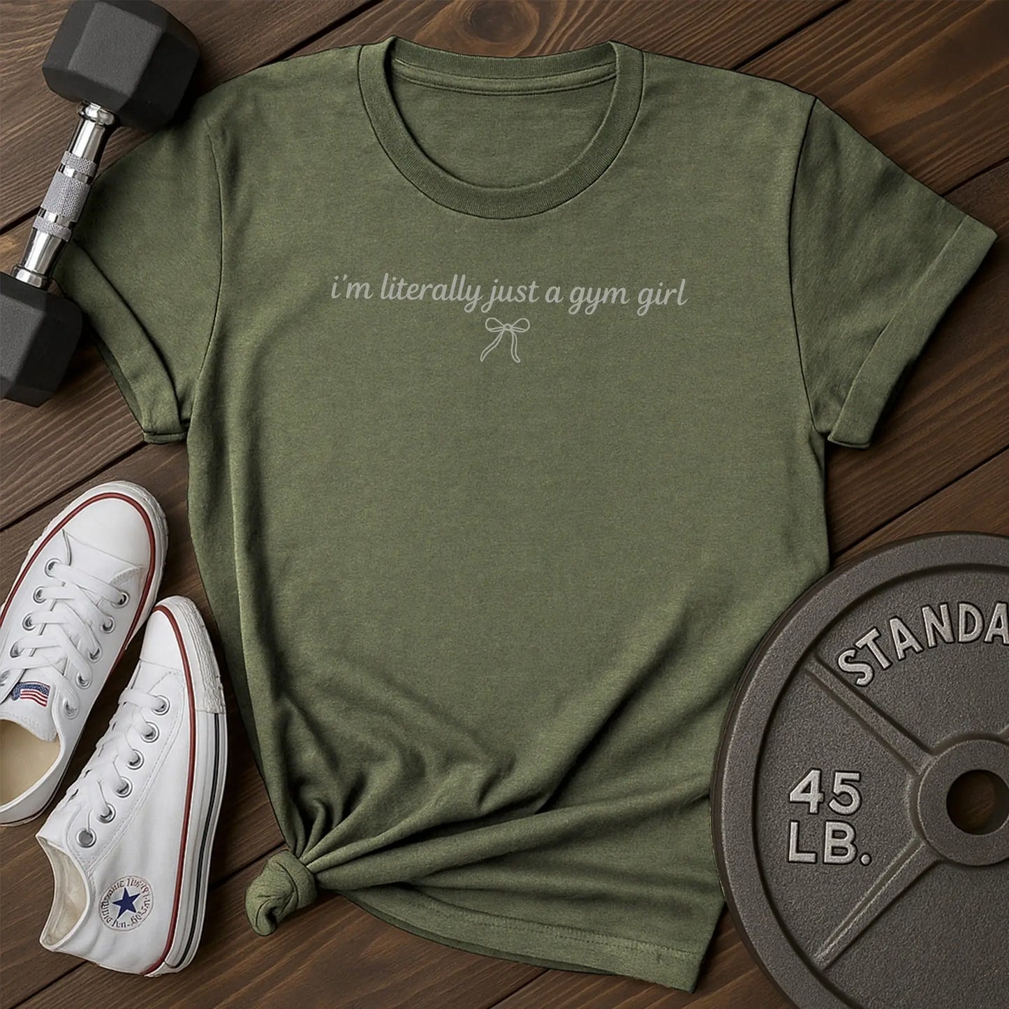 Gym girl av T-Shirt - green - Gym Girl AV Green.jpg