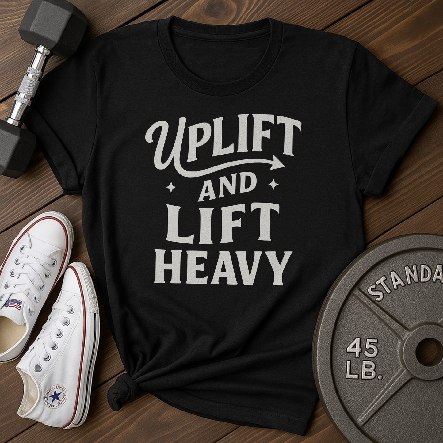 Heavy uplift an T-Shirt - black - Heavy Uplift AN Black.jpg