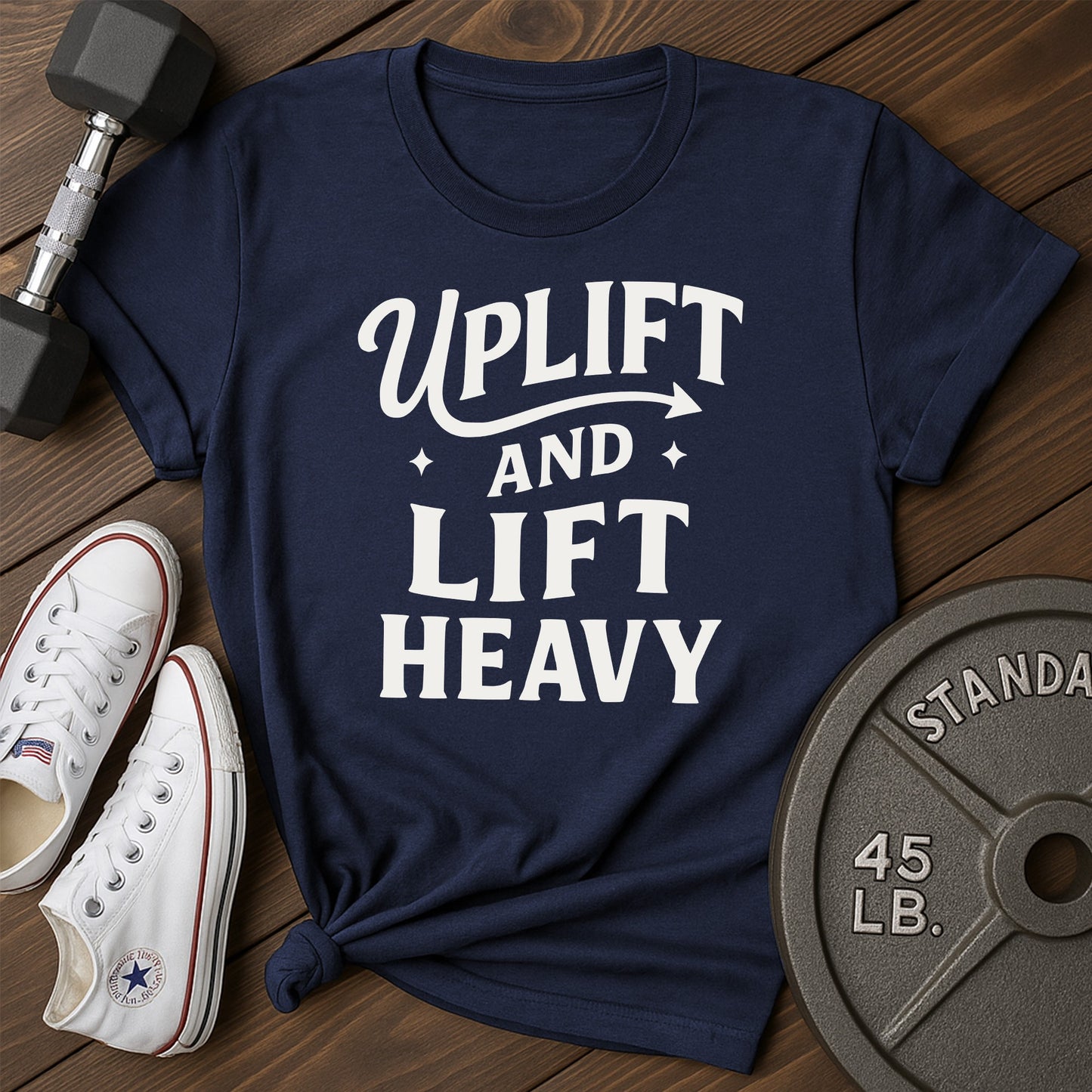 Heavy uplift an T-Shirt - blue - Heavy Uplift AN Blue.jpg