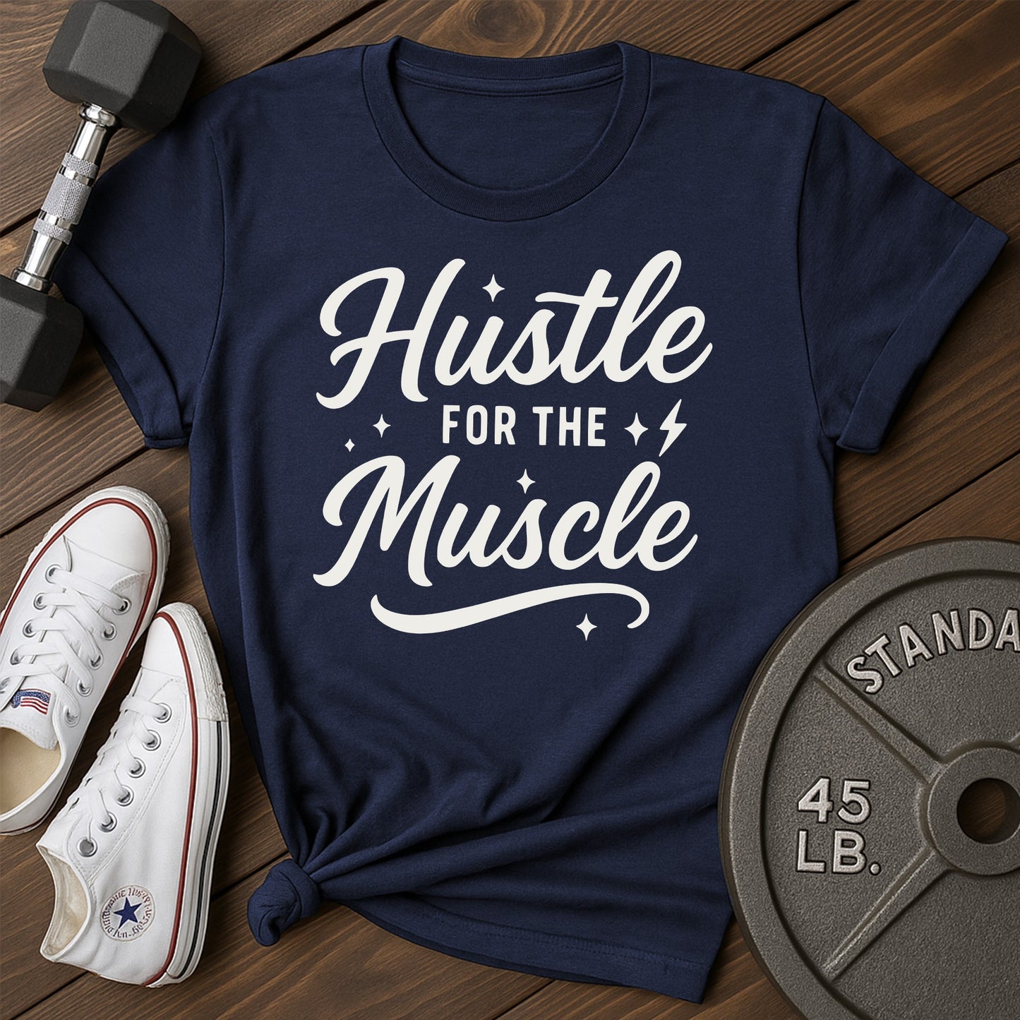Hustle Muscle Ag T-Shirt - blue - Hustle Muscle AG Blue.jpg