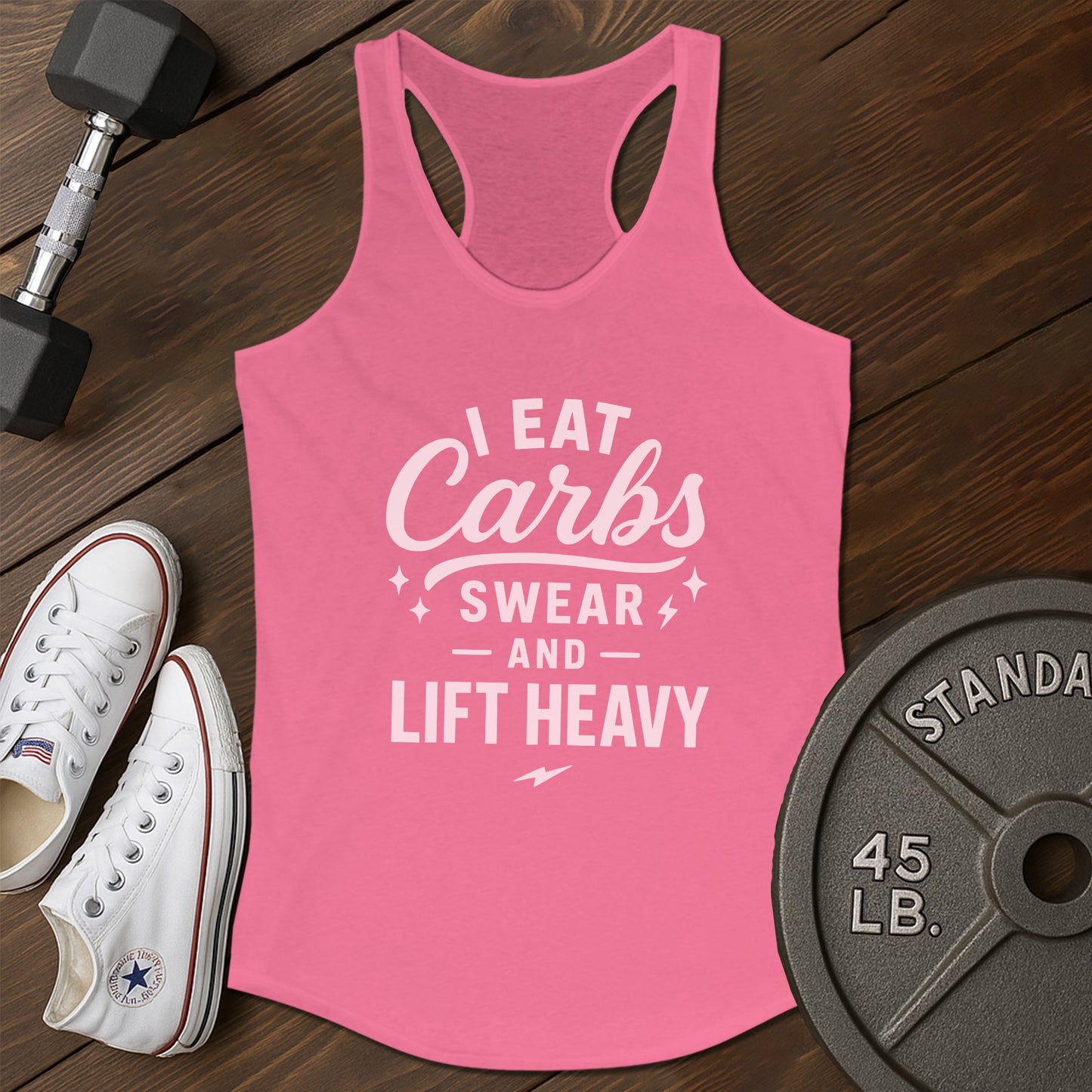 I eat ah Tank - pink - I Eat AH tank Pink.jpg
