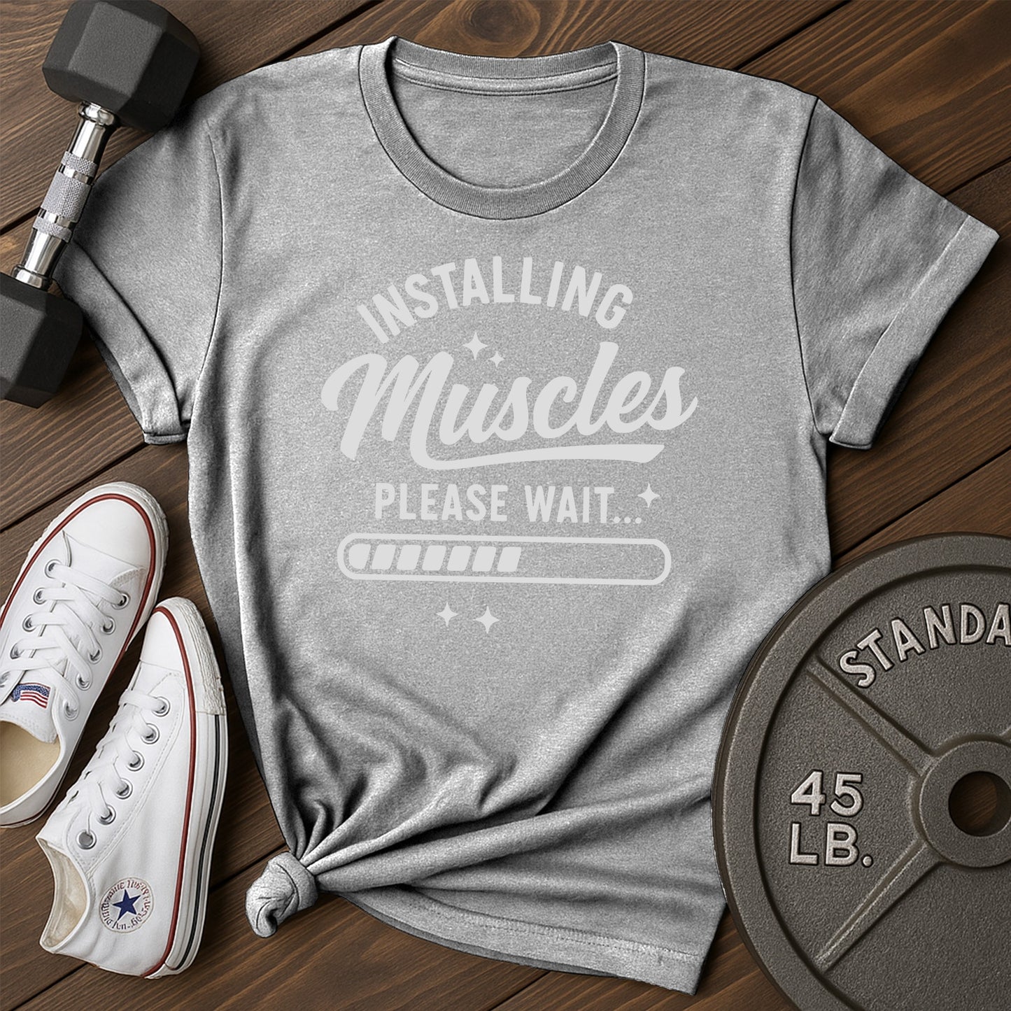 Installing Muscles Ag T-Shirt - gray - Installing Muscles AG Gray.jpg