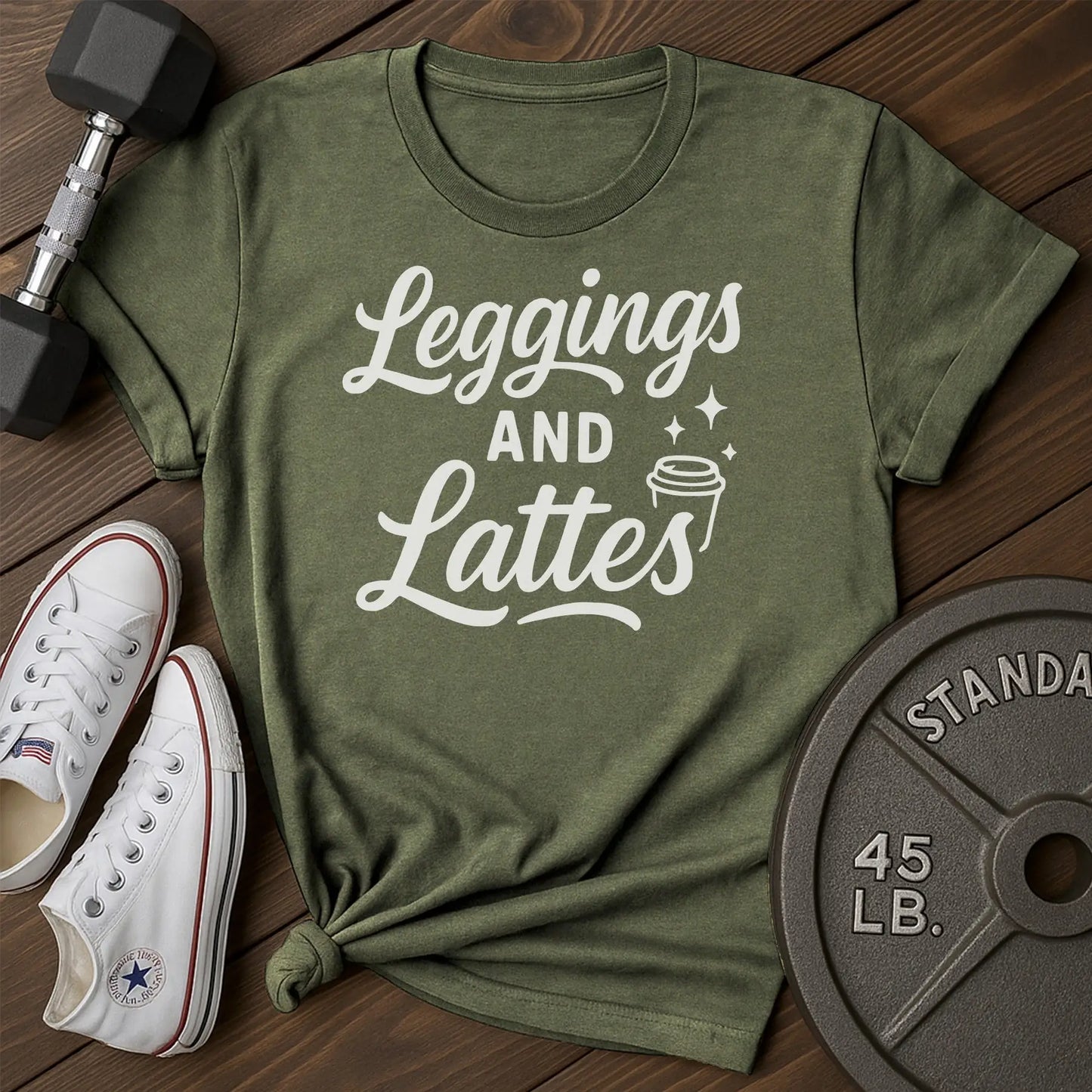 Leggings Lattes Ag T-Shirt - green - Leggings Lattes AG Green.jpg