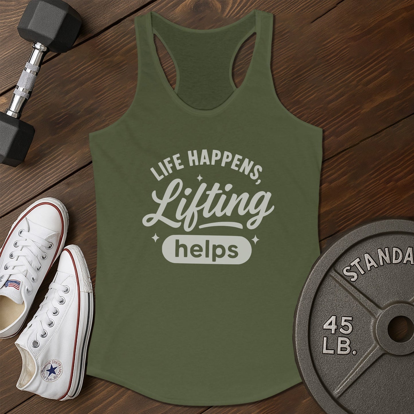 Life happens ak Tank - green - Life Happens AK tank Green.jpg