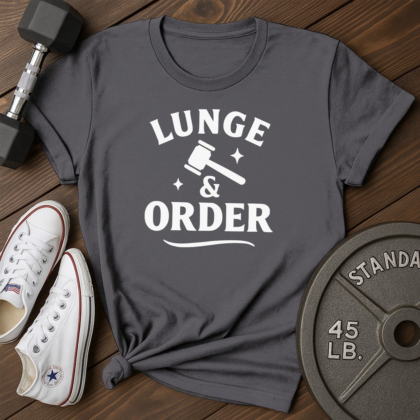 Lunge order an T-Shirt - charcoal - Lunge Order AN Charcoal.jpg