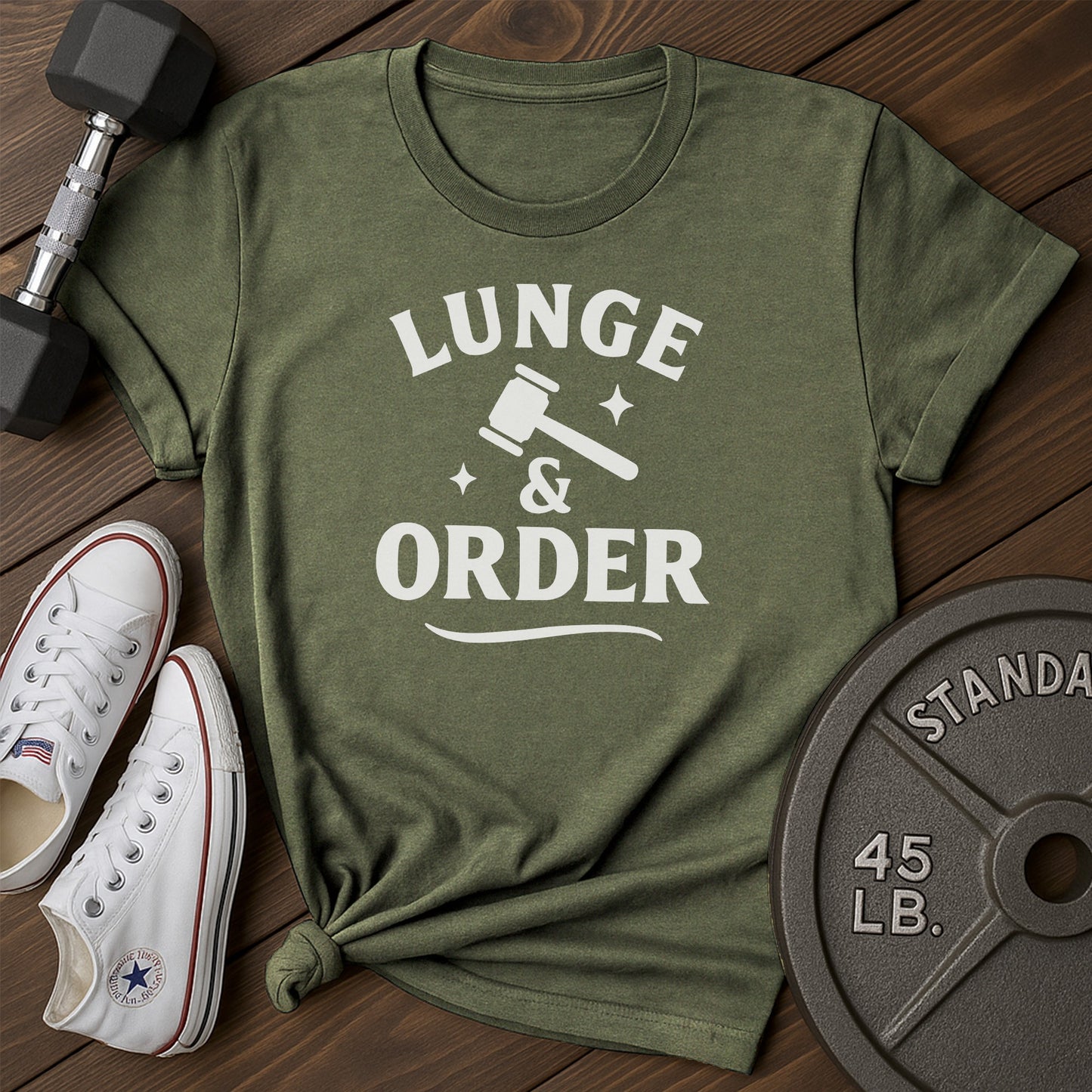 Lunge order an T-Shirt - green - Lunge Order AN Green.jpg