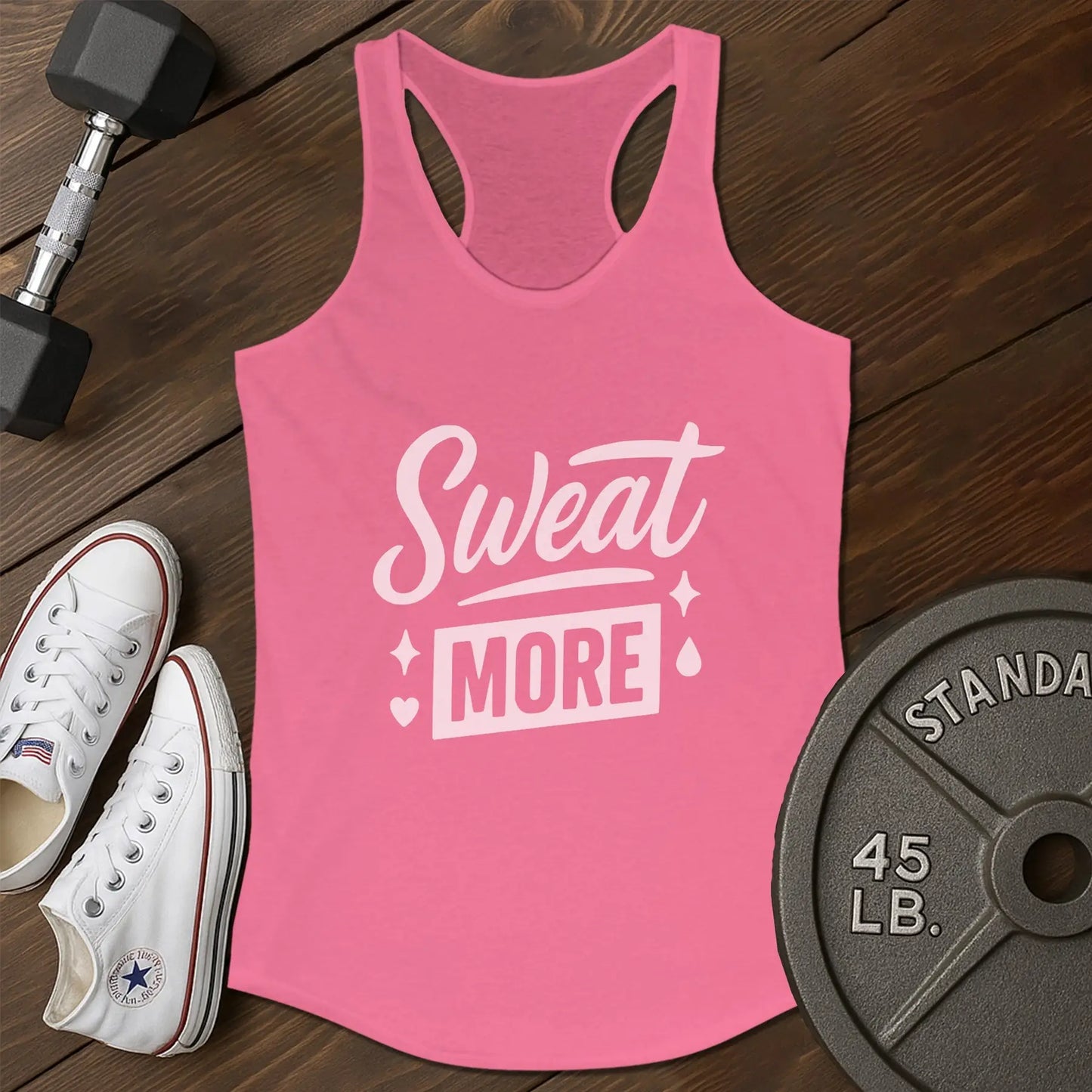 More sweat ao Tank - pink - More Sweat AO tank Pink.jpg