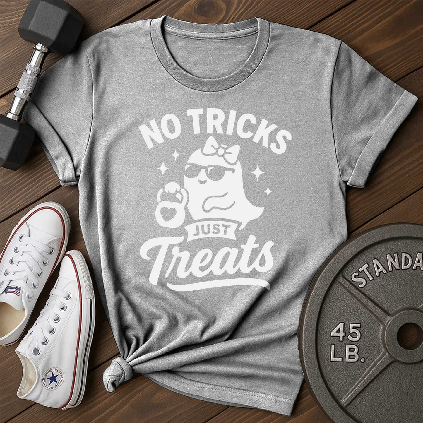 No tricks an T-Shirt - gray - No Tricks AN Gray.jpg
