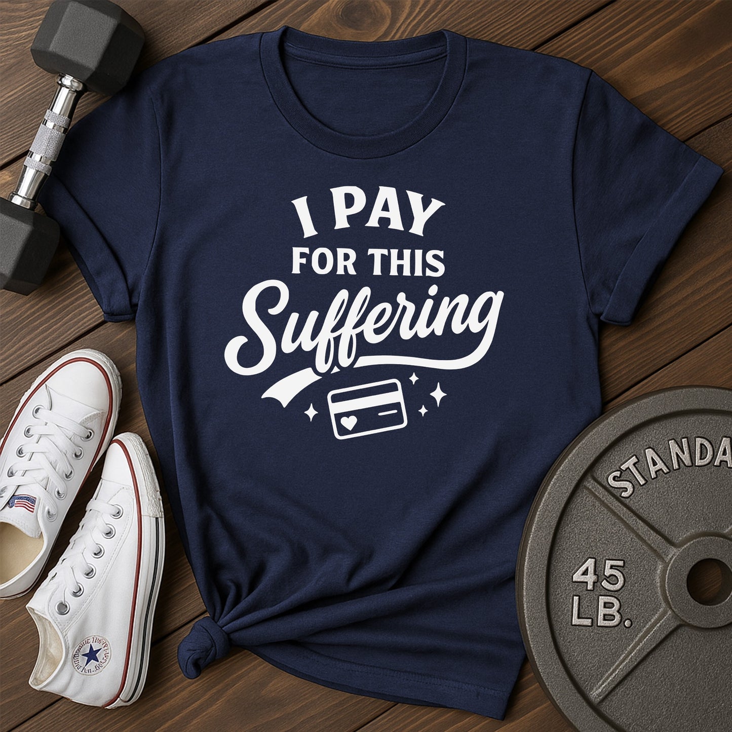 Paid suffering an T-Shirt - blue - Paid Suffering AN Blue.jpg