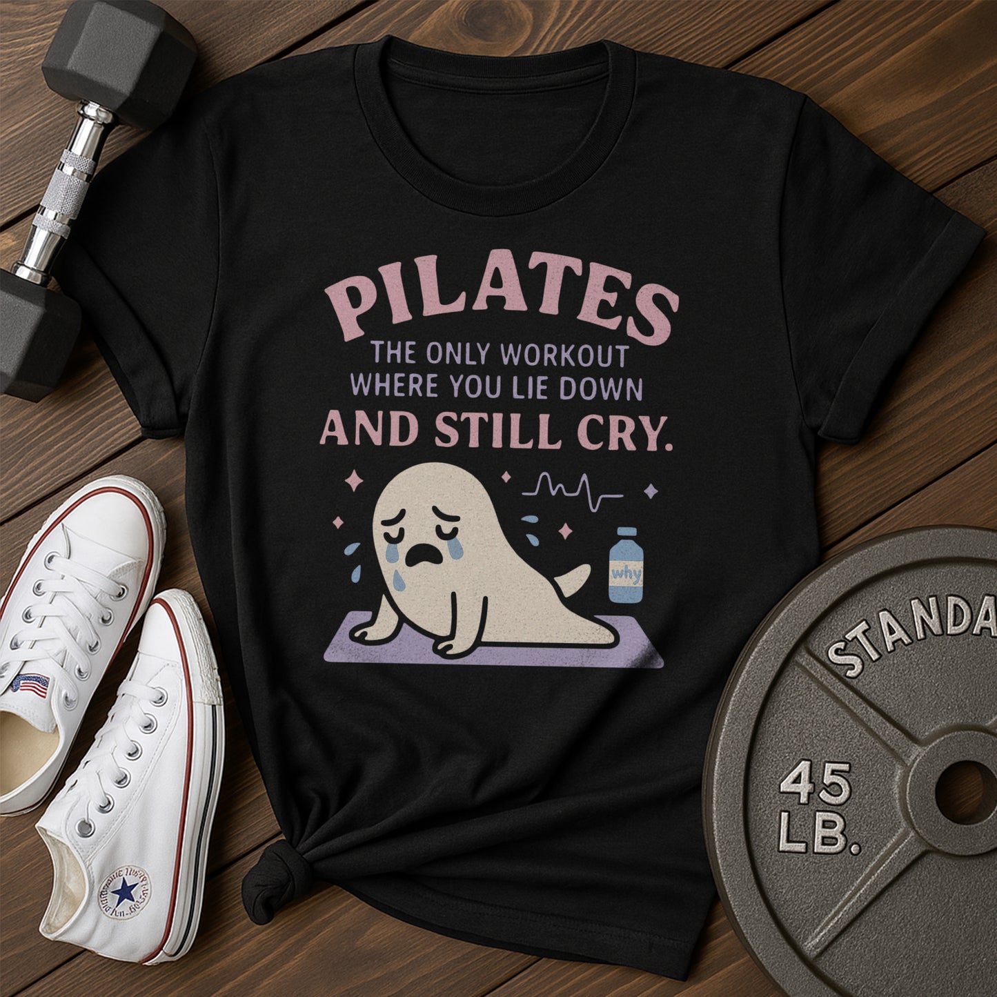 Pilates Still Cry Ab T-Shirt