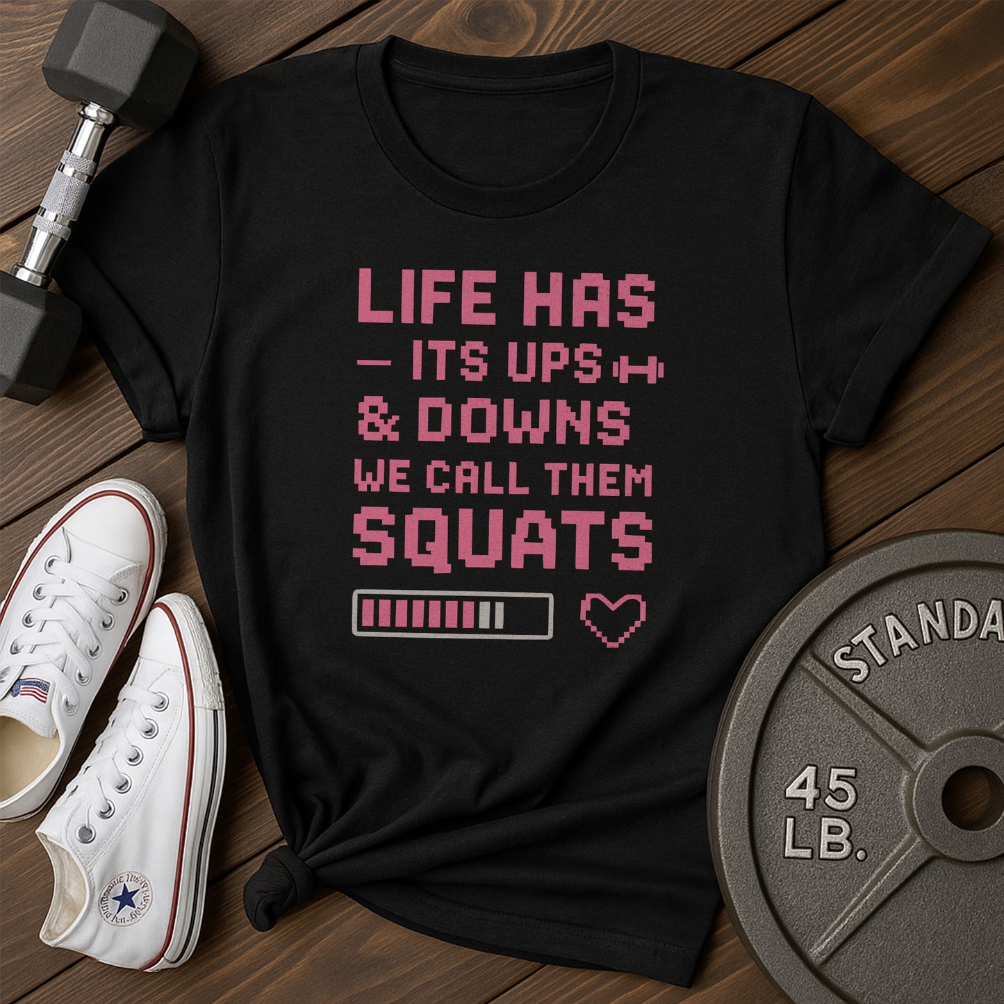Progress Squats Ab T-Shirt
