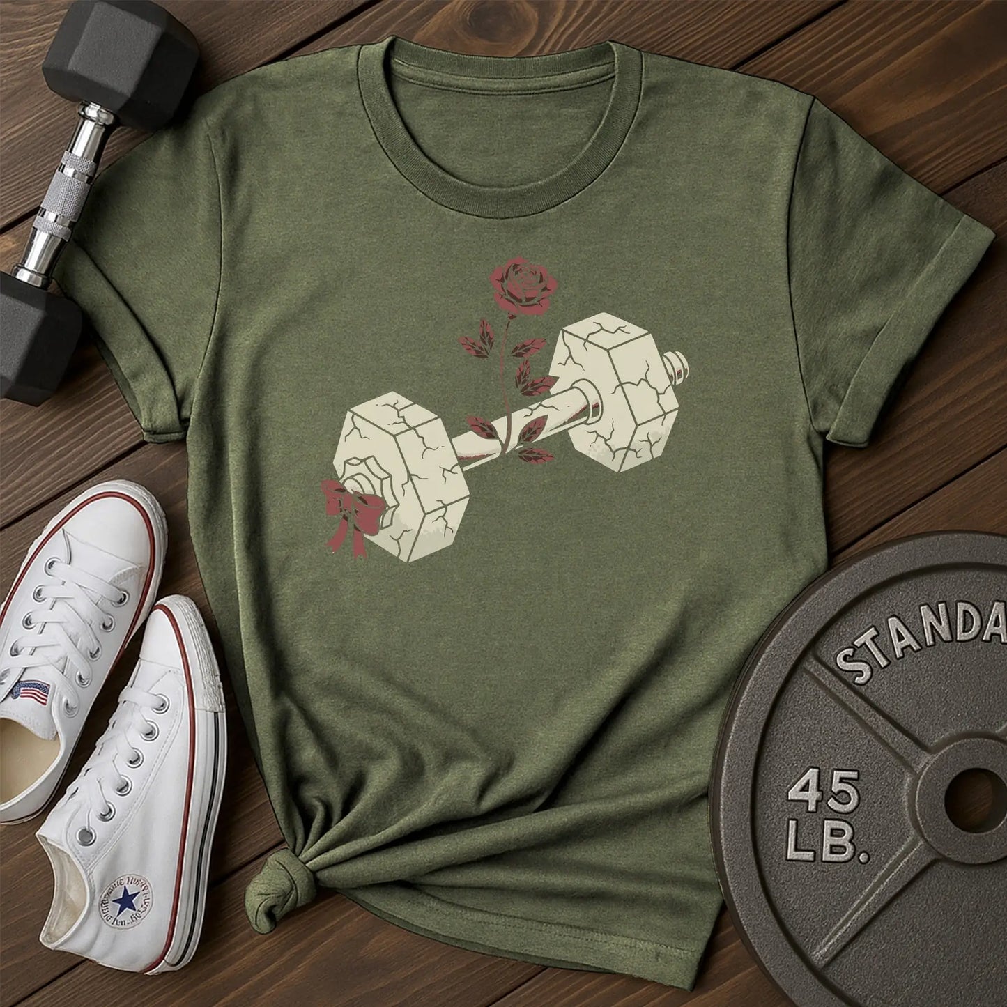 Rose power av T-Shirt - green - Rose Power AV Green.jpg