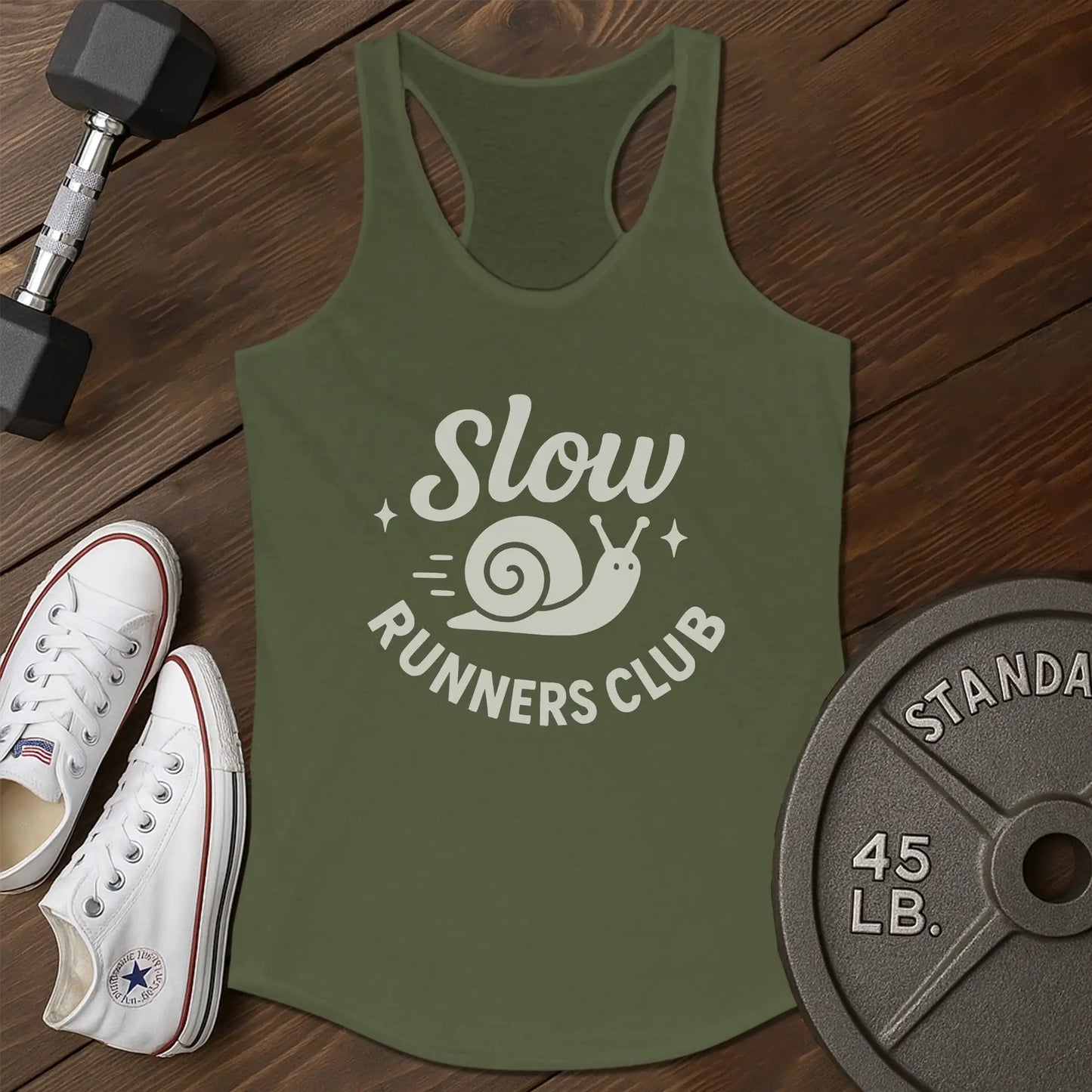 Runner club am Tank - green - runner club AM tank Green.jpg