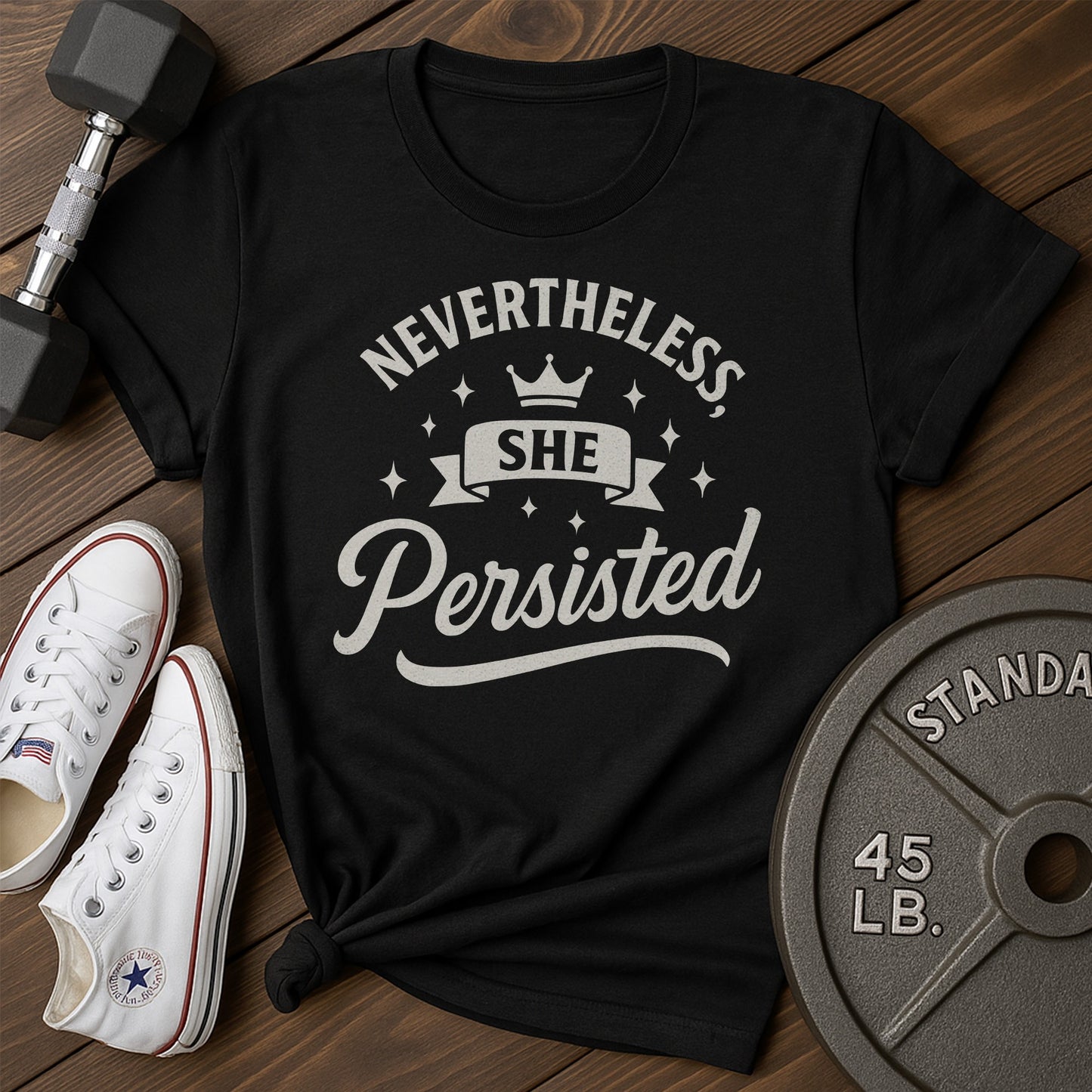 She persisted an T-Shirt - black - She Persisted AN Black.jpg