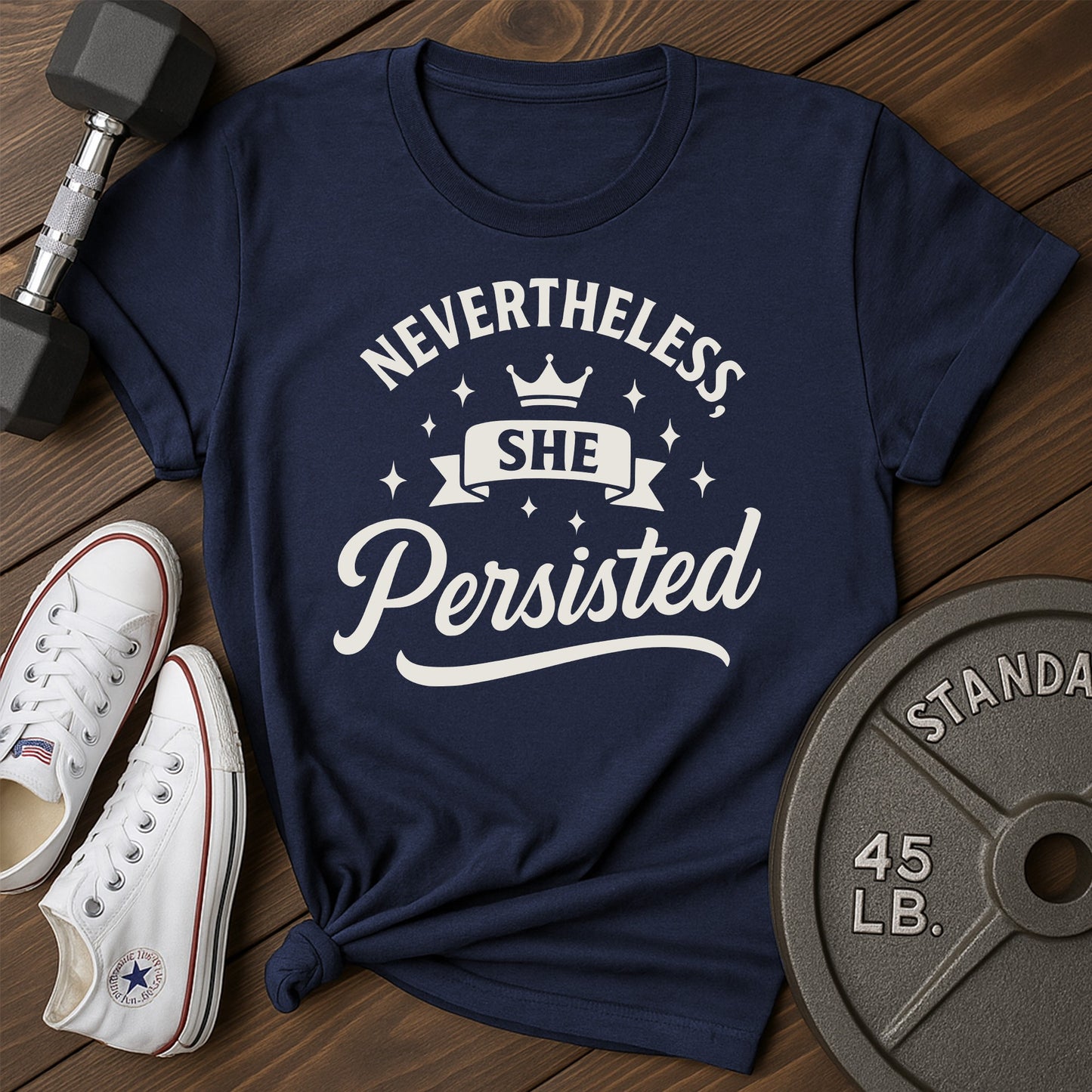 She persisted an T-Shirt - blue - She Persisted AN Blue.jpg