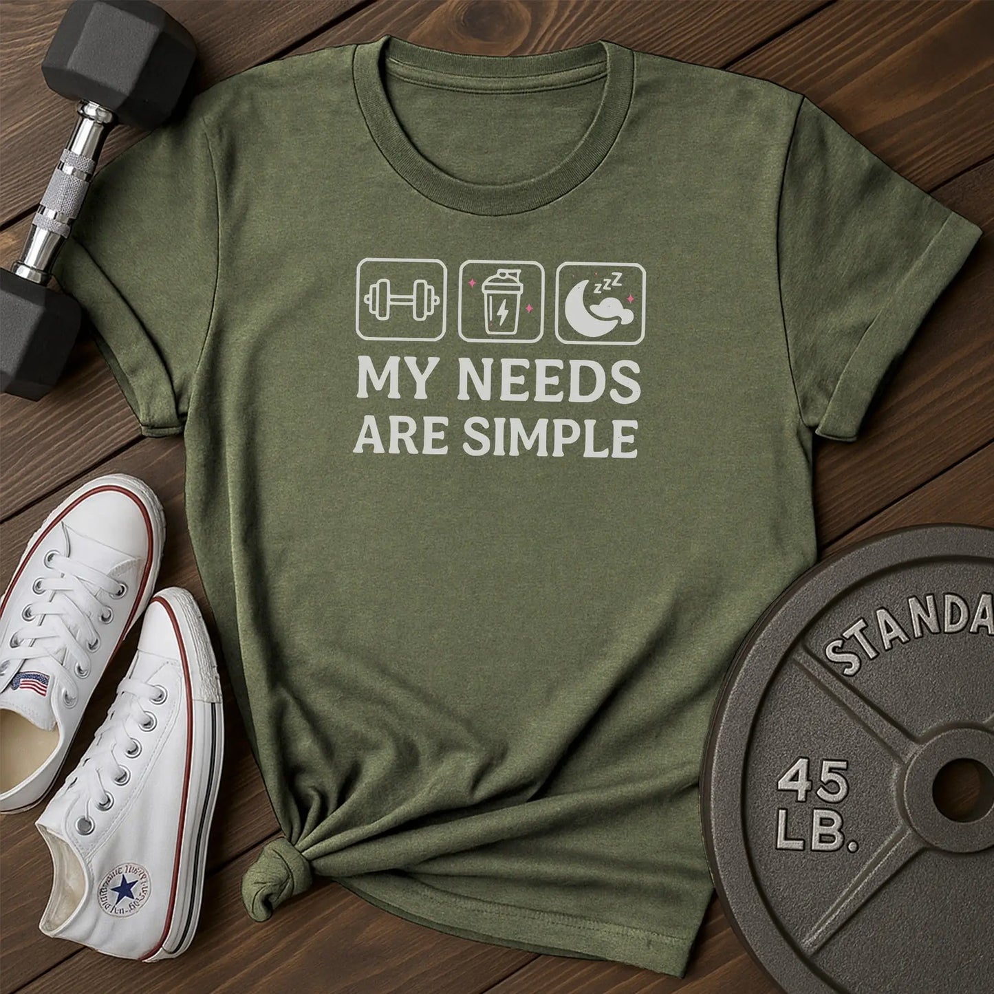 Simple strength av T-Shirt - green - Simple Strength AV Green.jpg