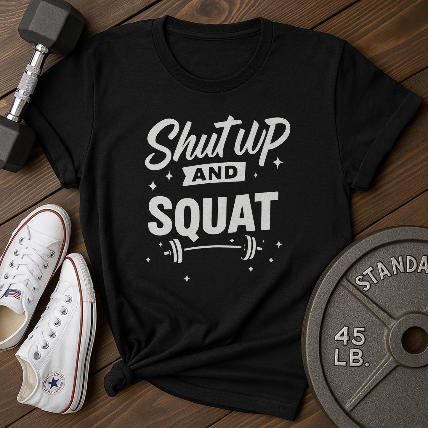 Squat loud an T-Shirt - black - Squat Loud AN Black.jpg
