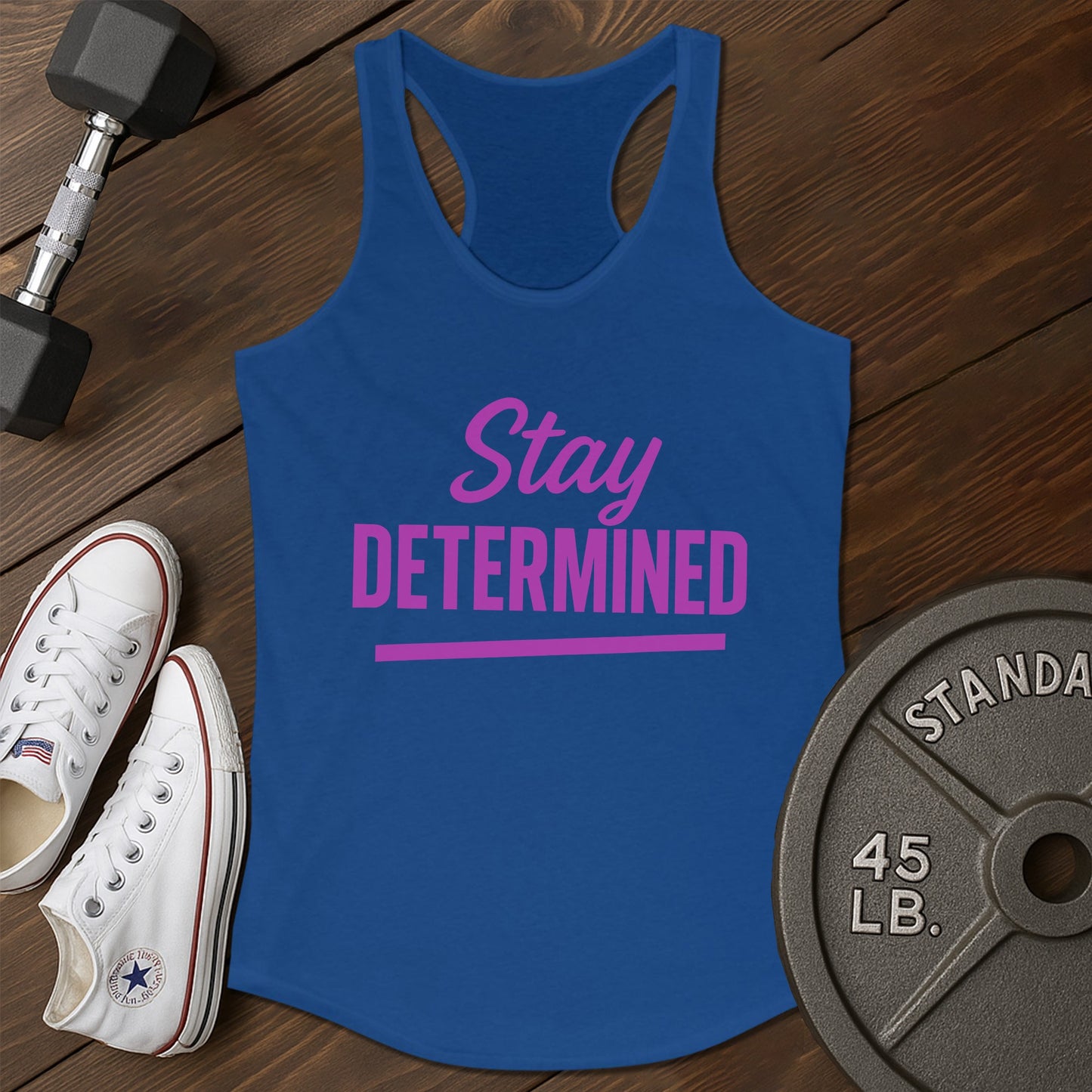 Stay determined al Tank - blue - Stay Determined AL tank Blue.jpg