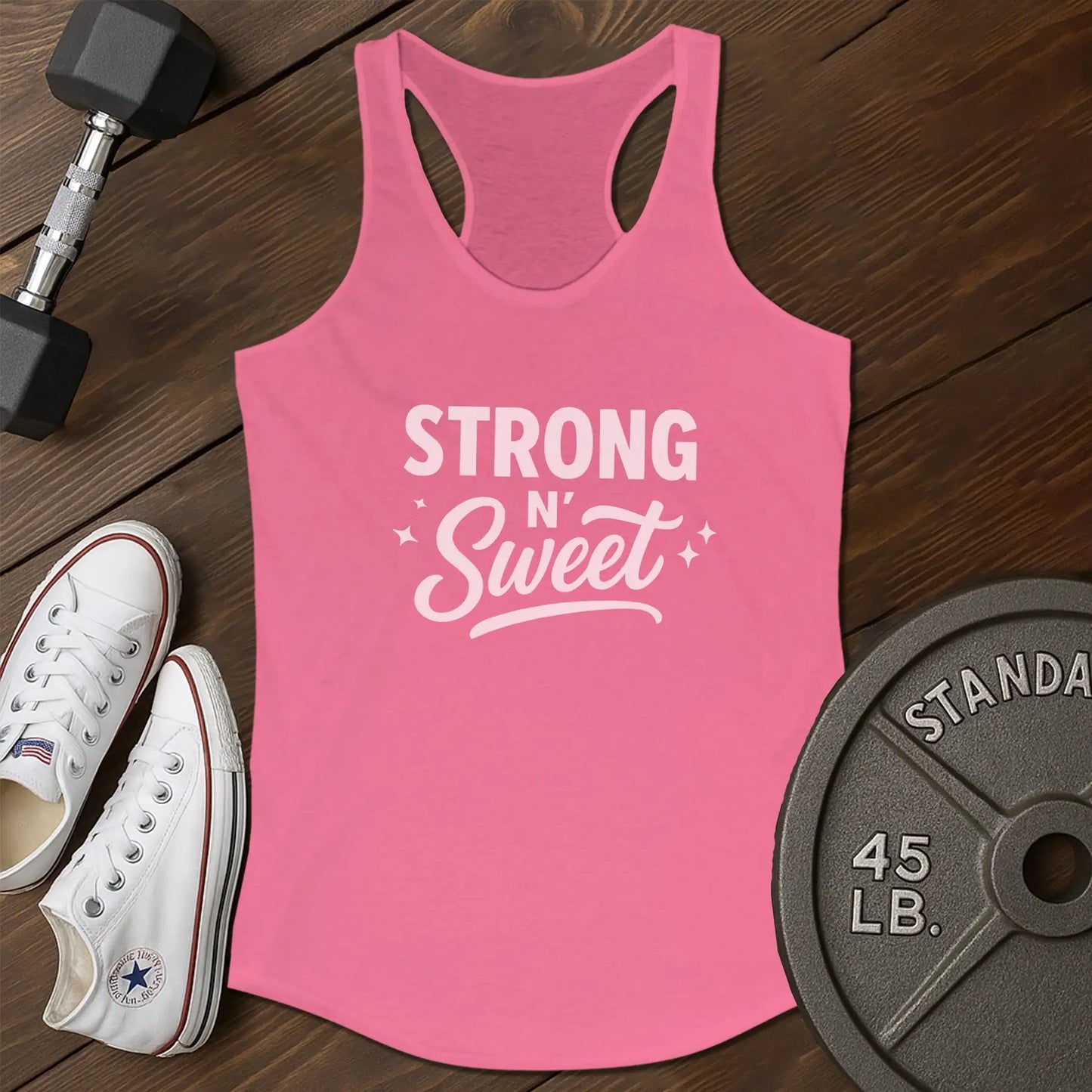 Strong sweet an Tank - pink - Strong Sweet AN tank Pink.jpg