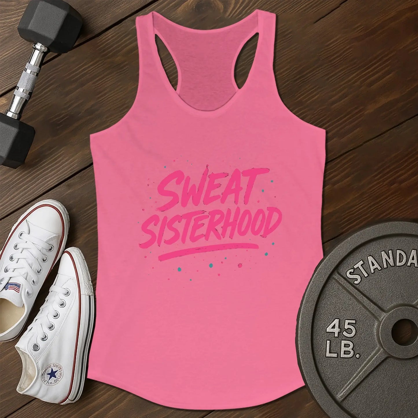 Sweat sisterhood ao Tank - pink - Sweat Sisterhood AO tank Pink.jpg