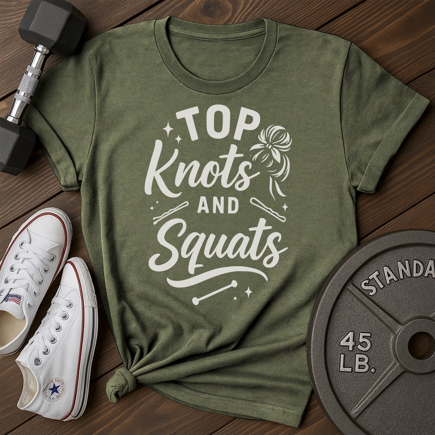 Top Knots Ag T-Shirt - green - Top Knots AG Green.jpg