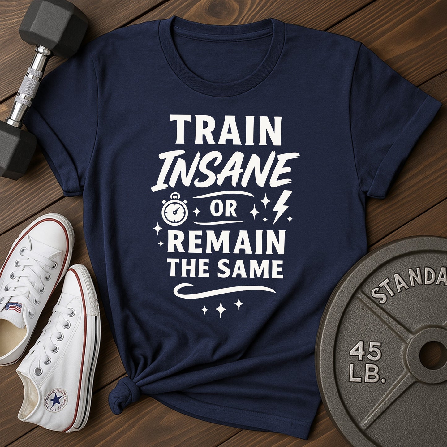 Train insane an T-Shirt - blue - Train Insane AN Blue.jpg
