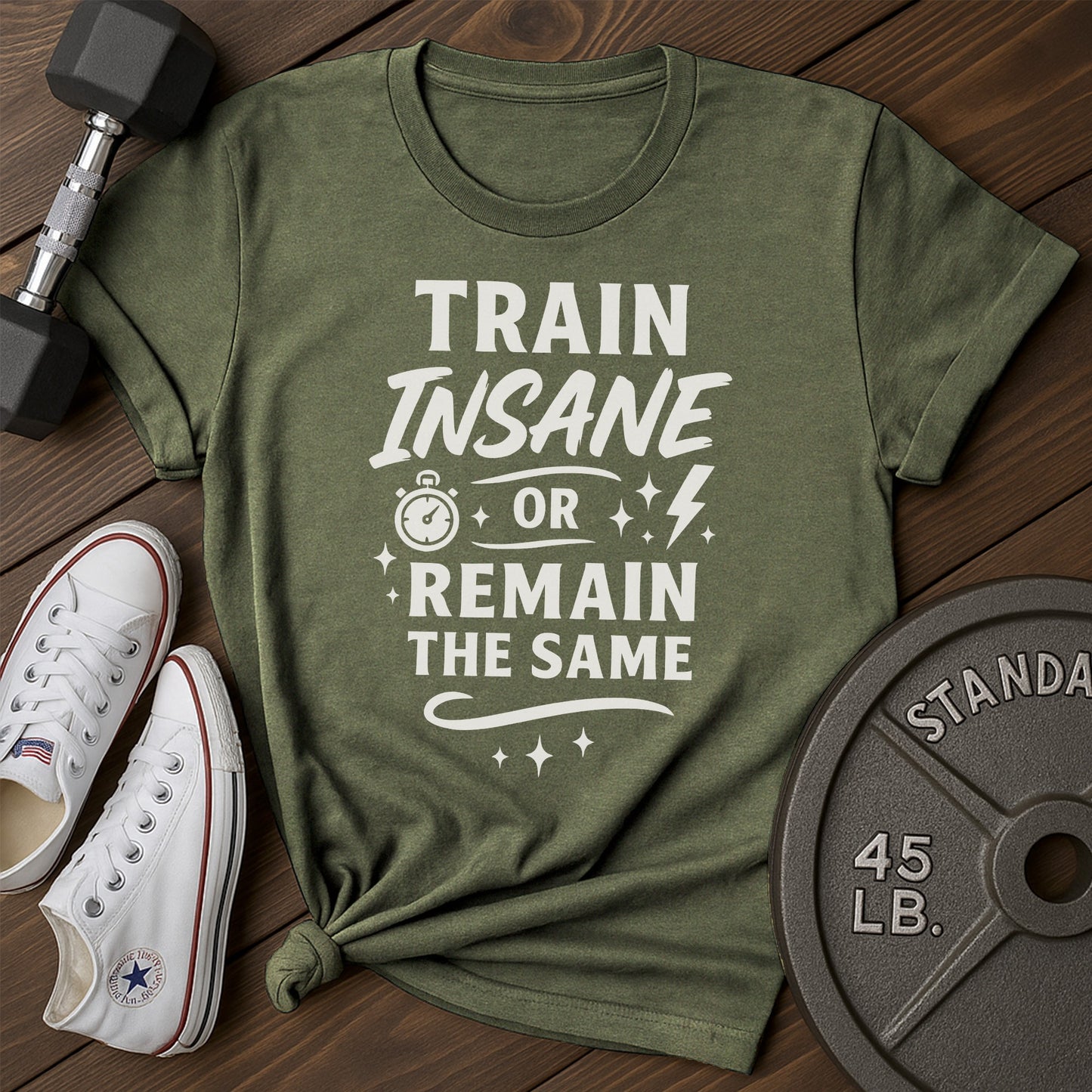 Train insane an T-Shirt - green - Train Insane AN Green.jpg