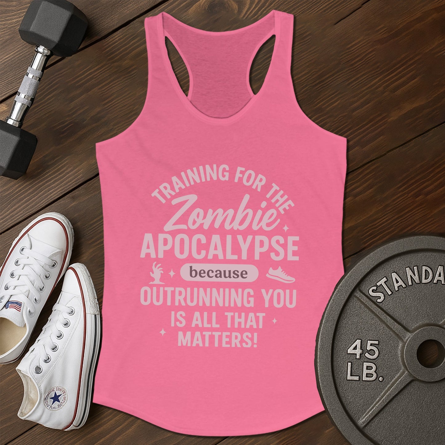 Training zombie al Tank - pink - Training Zombie AL tank Pink.jpg