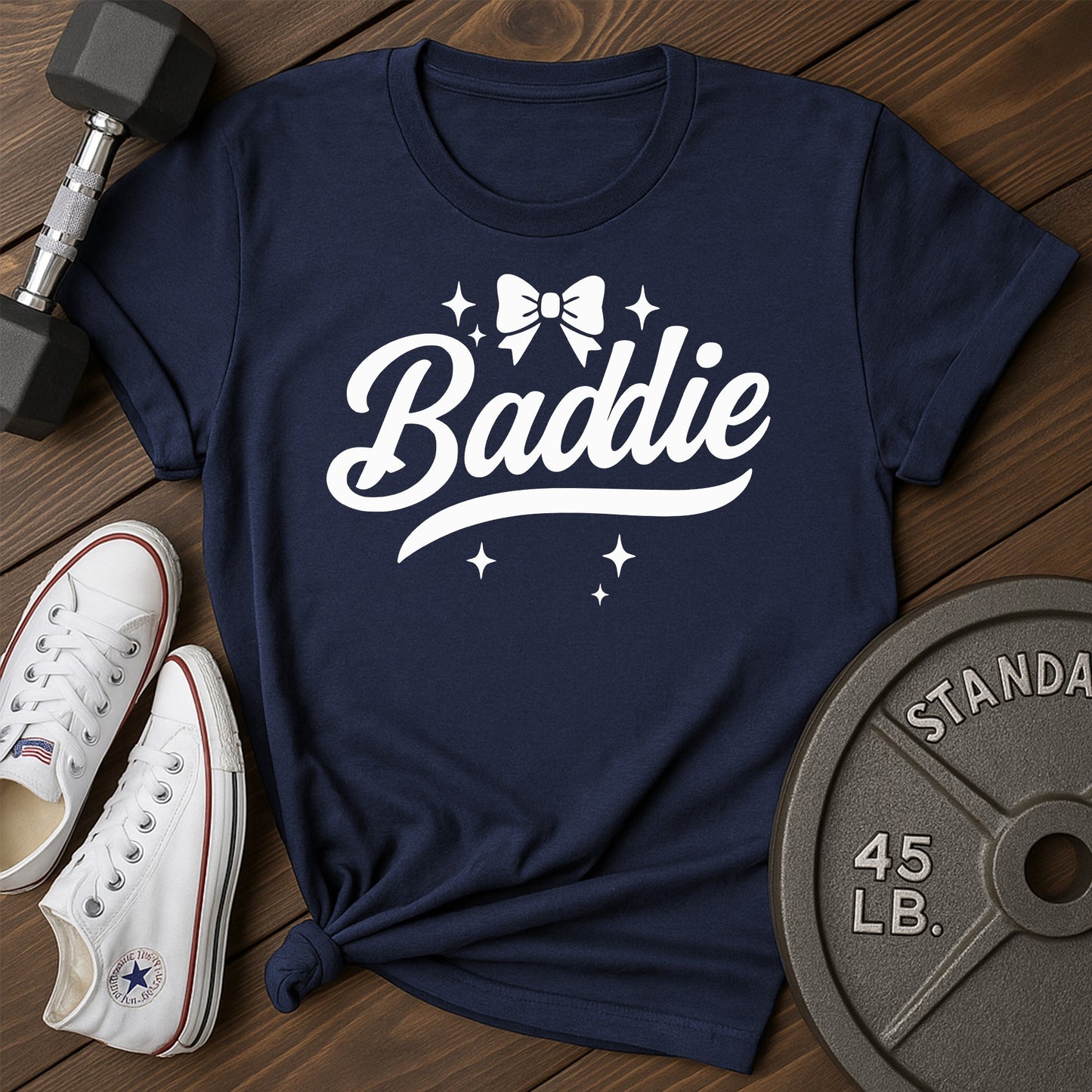 Urban baddie an T-Shirt - blue - Urban Baddie AN Blue.jpg