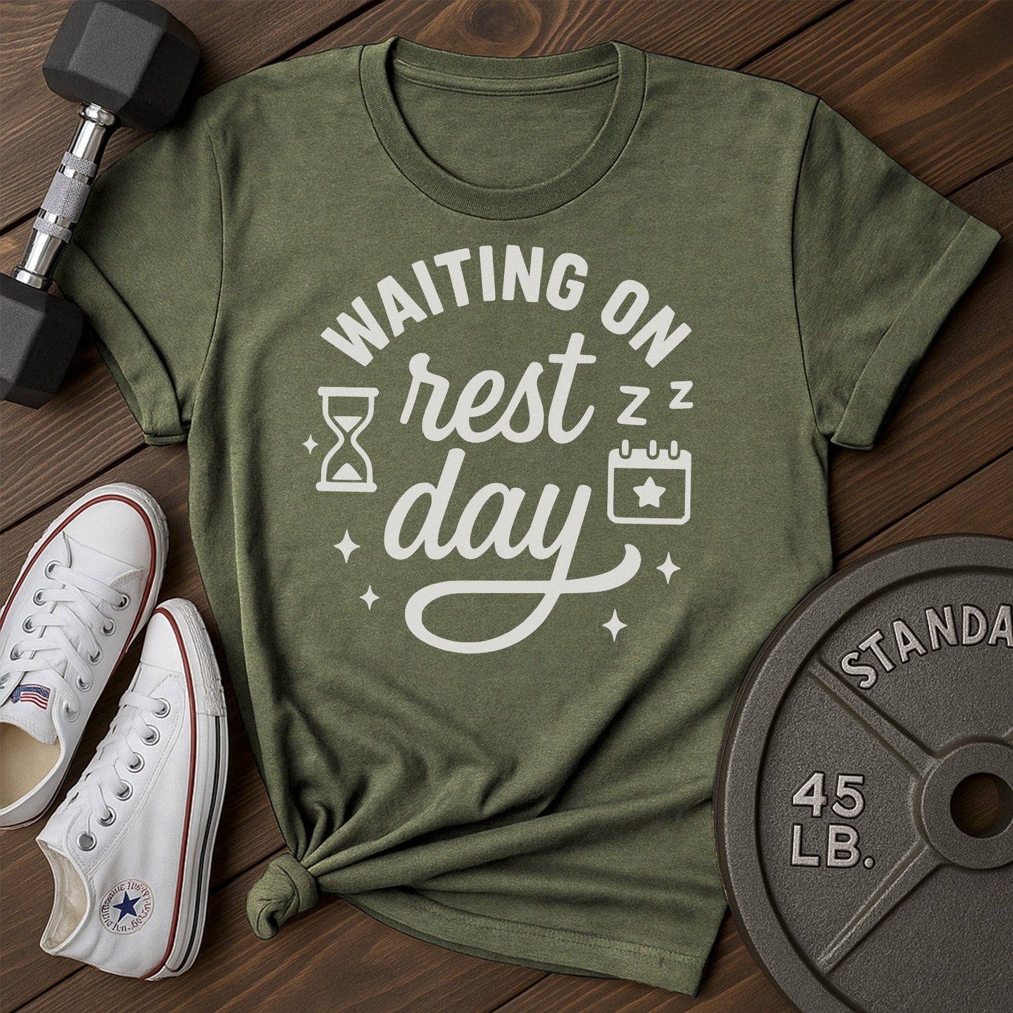 Waiting Rest Ag T-Shirt - green - Waiting Rest AG Green.jpg