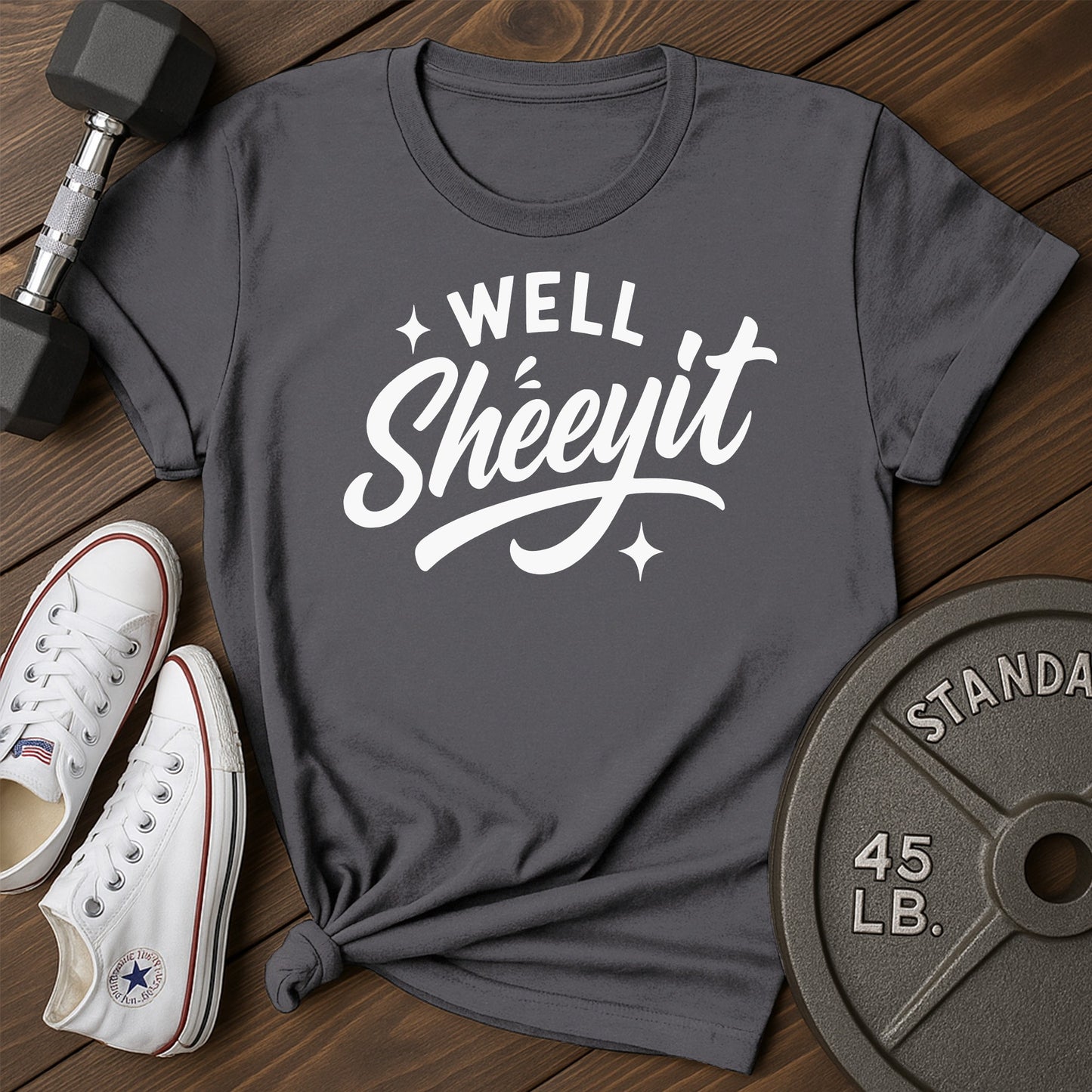 Well sheeyit an T-Shirt - charcoal - Well Sheeyit AN Charcoal.jpg