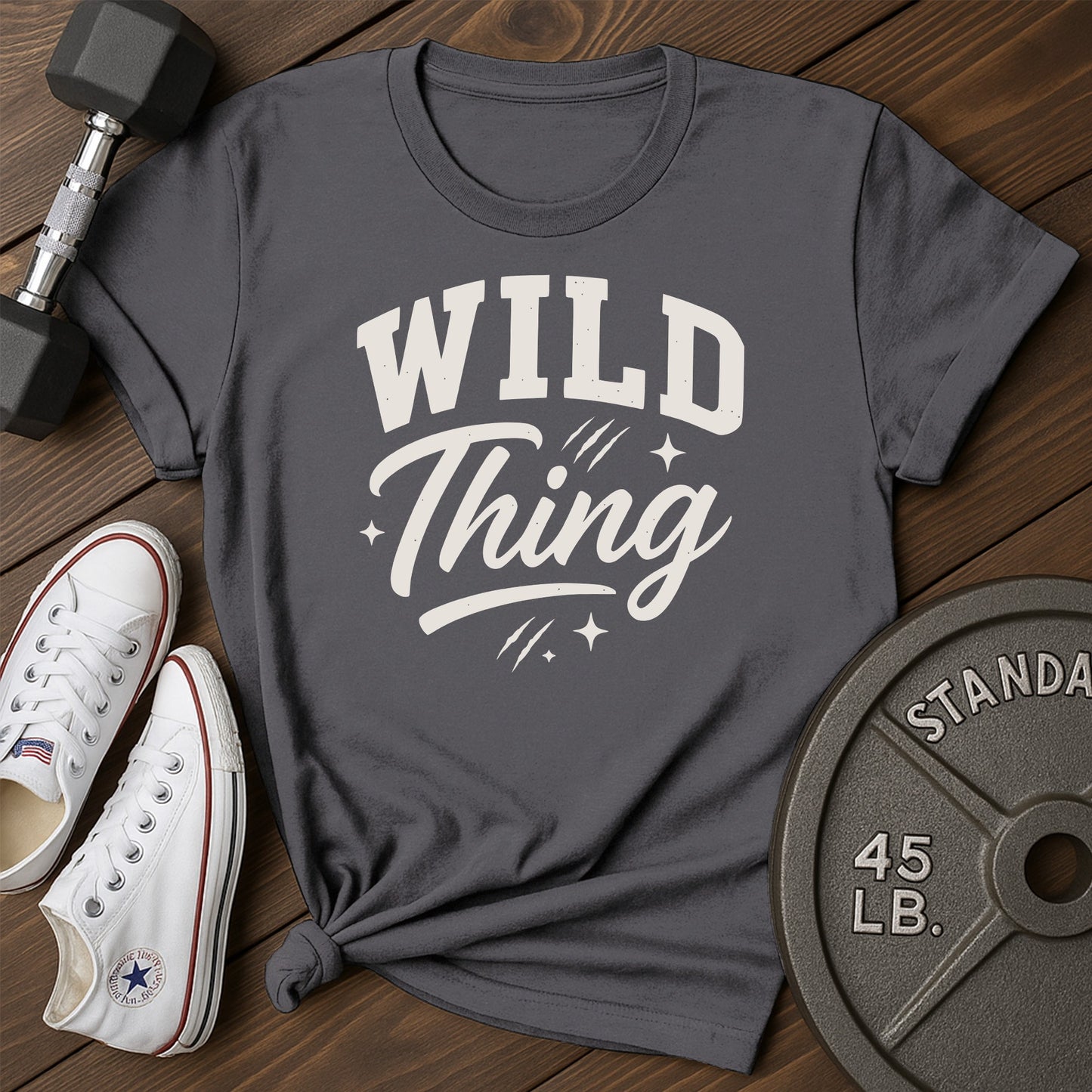 Wild thing ai T-Shirt - charcoal - Wild Thing AI Charcoal.jpg