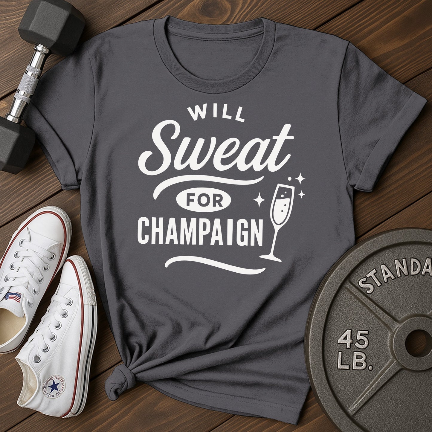 Will sweat aj T-Shirt - charcoal - Will Sweat AJ Charcoal.jpg