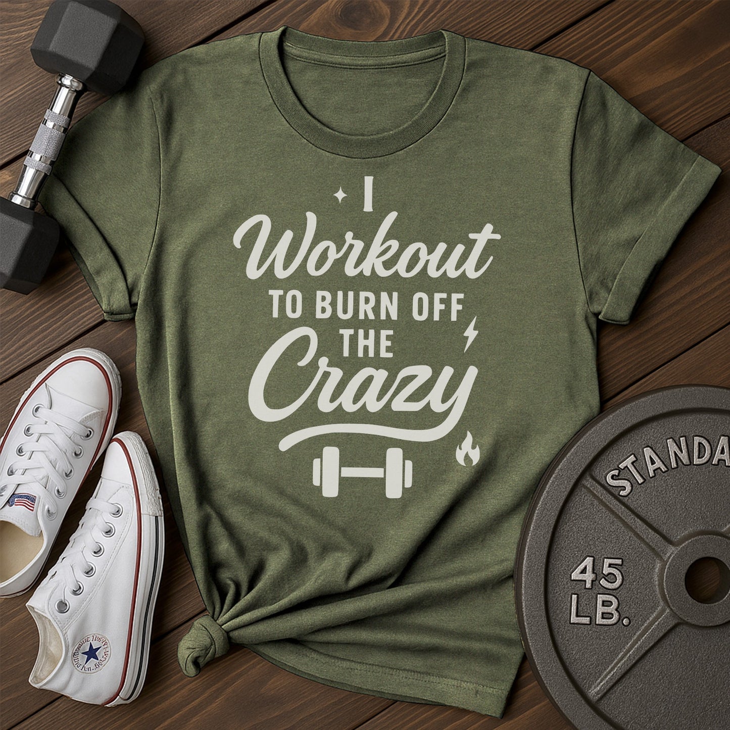 Workout Burn Ag T-Shirt - green - Workout Burn AG Green.jpg