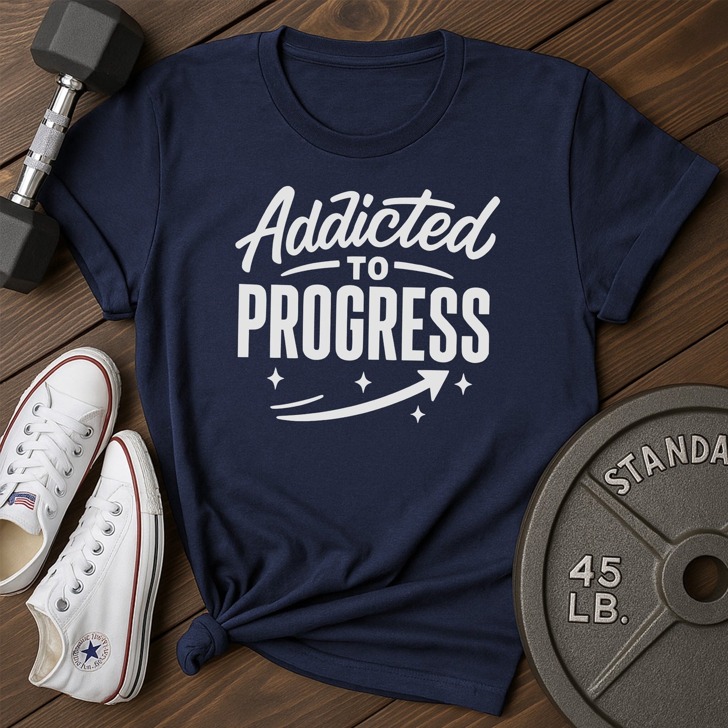 Addicted progress am T-Shirt - blue - addicted progress AM Blue.jpg