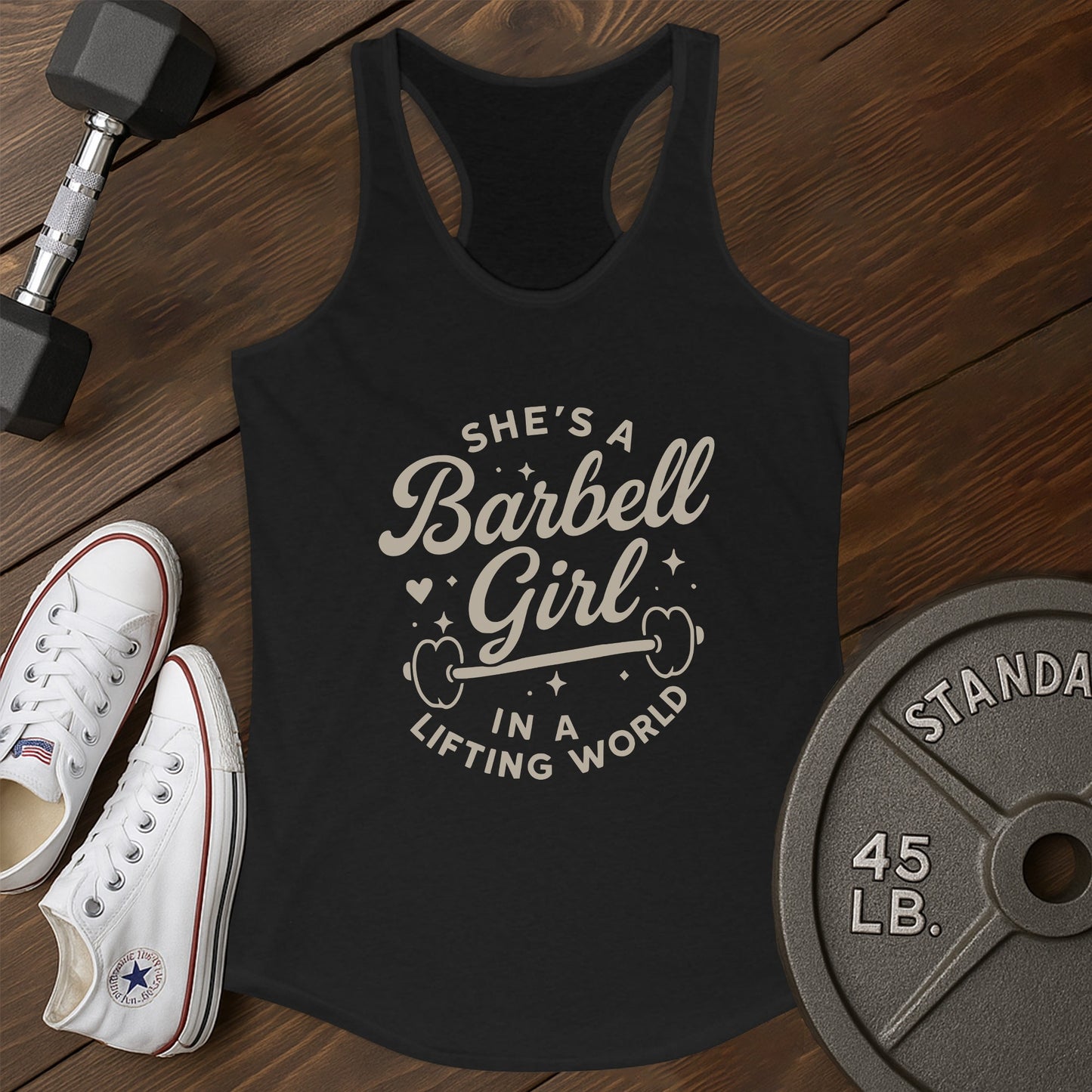 Barbell world am Tank - black - barbell world AM tank Black.jpg