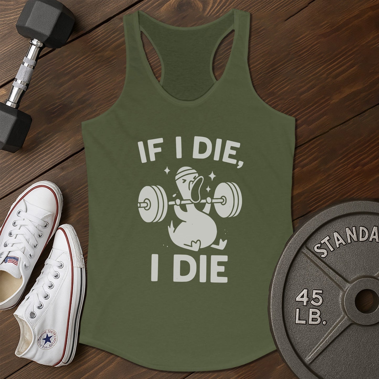 I die am Tank - green - i die AM tank Green.jpg