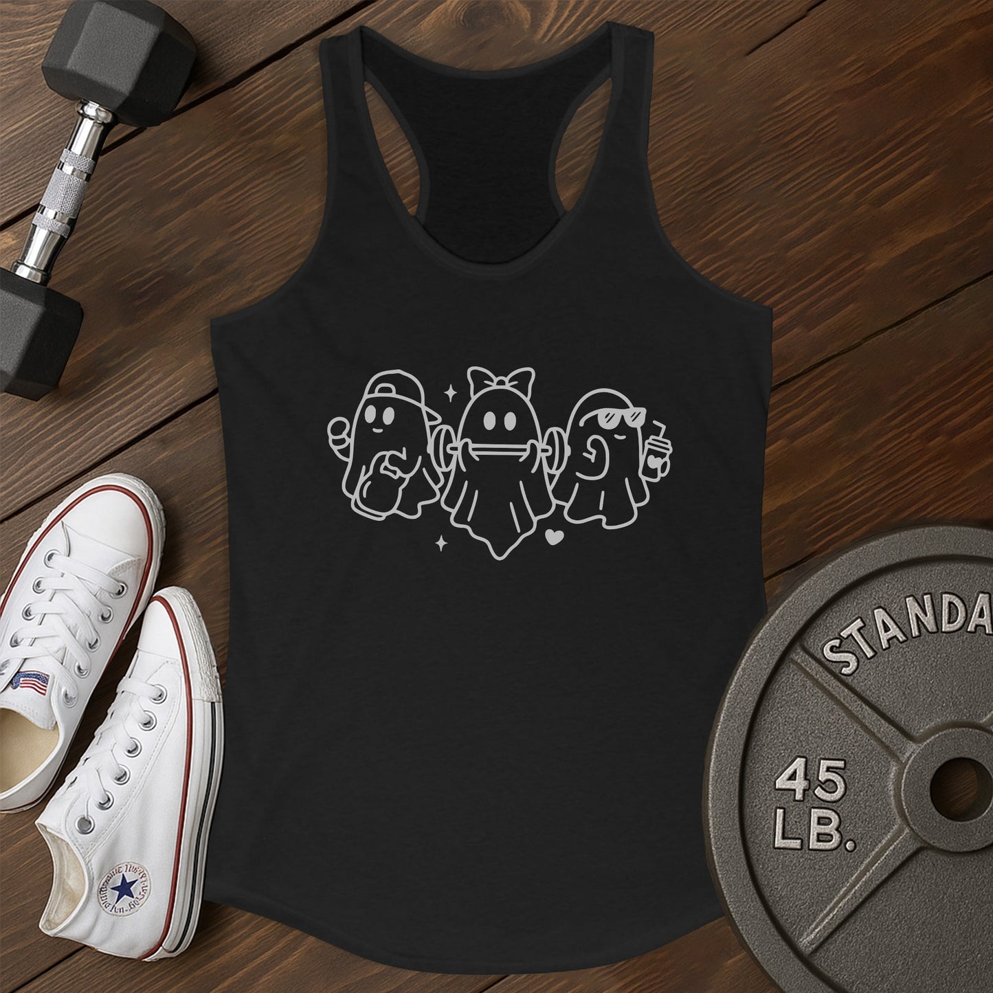 Neon barbell am Tank - pink - pink barbell AM tank Black.jpg
