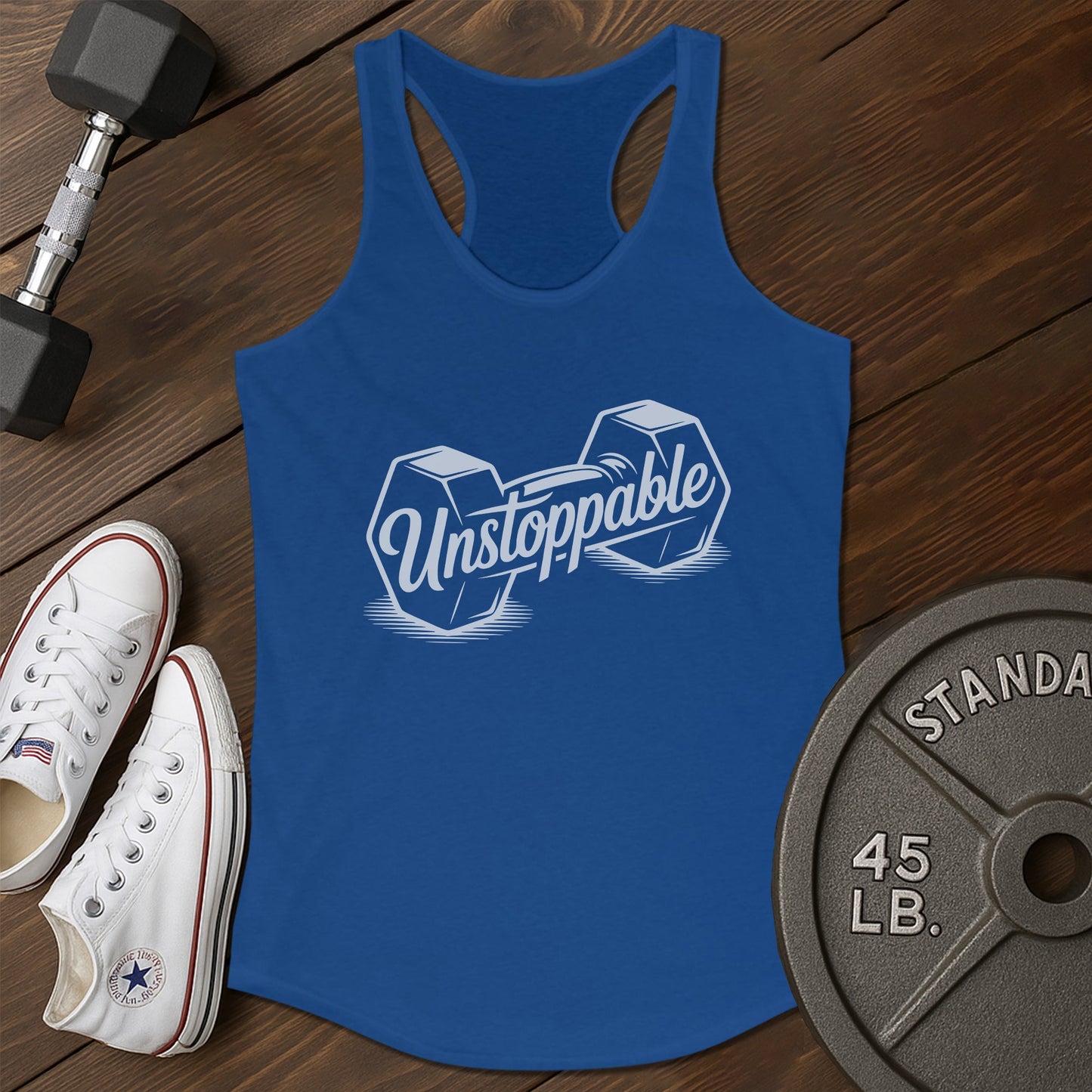 Unstoppable strength am Tank - blue - unstoppable strength AM tank Blue.jpg