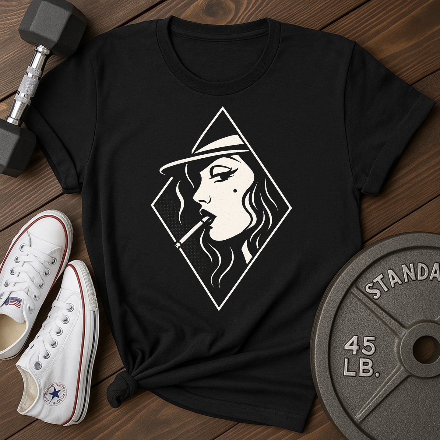 Woman Cigarette B T-Shirt