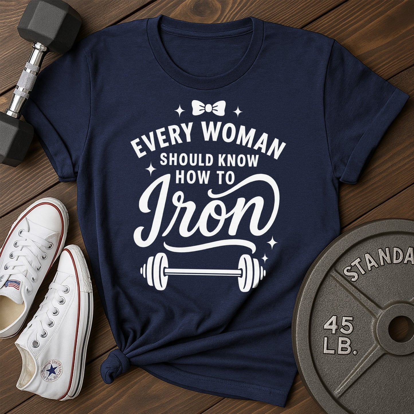 Woman iron am T-Shirt - blue - woman iron AM Blue.jpg