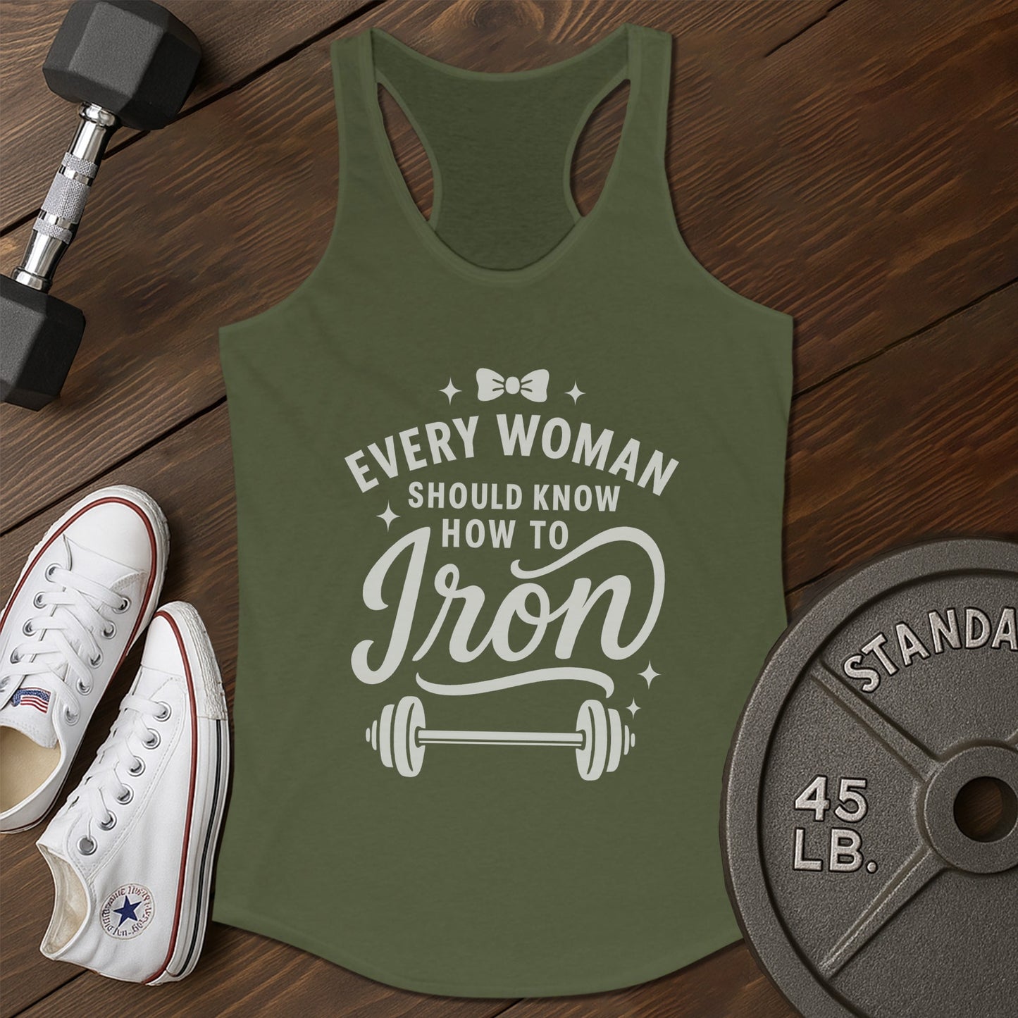 Woman iron am Tank - green - woman iron AM tank Green.jpg