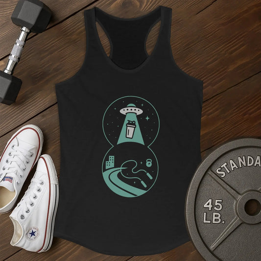 Alien gains au Tank - black - Alien Gains AU tank Black.jpg