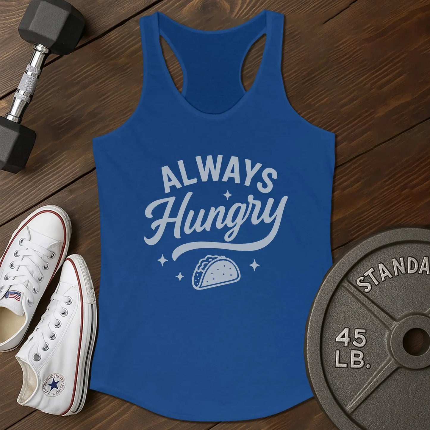Always hungry aj Tank - blue - Always Hungry AJ tank Blue.jpg